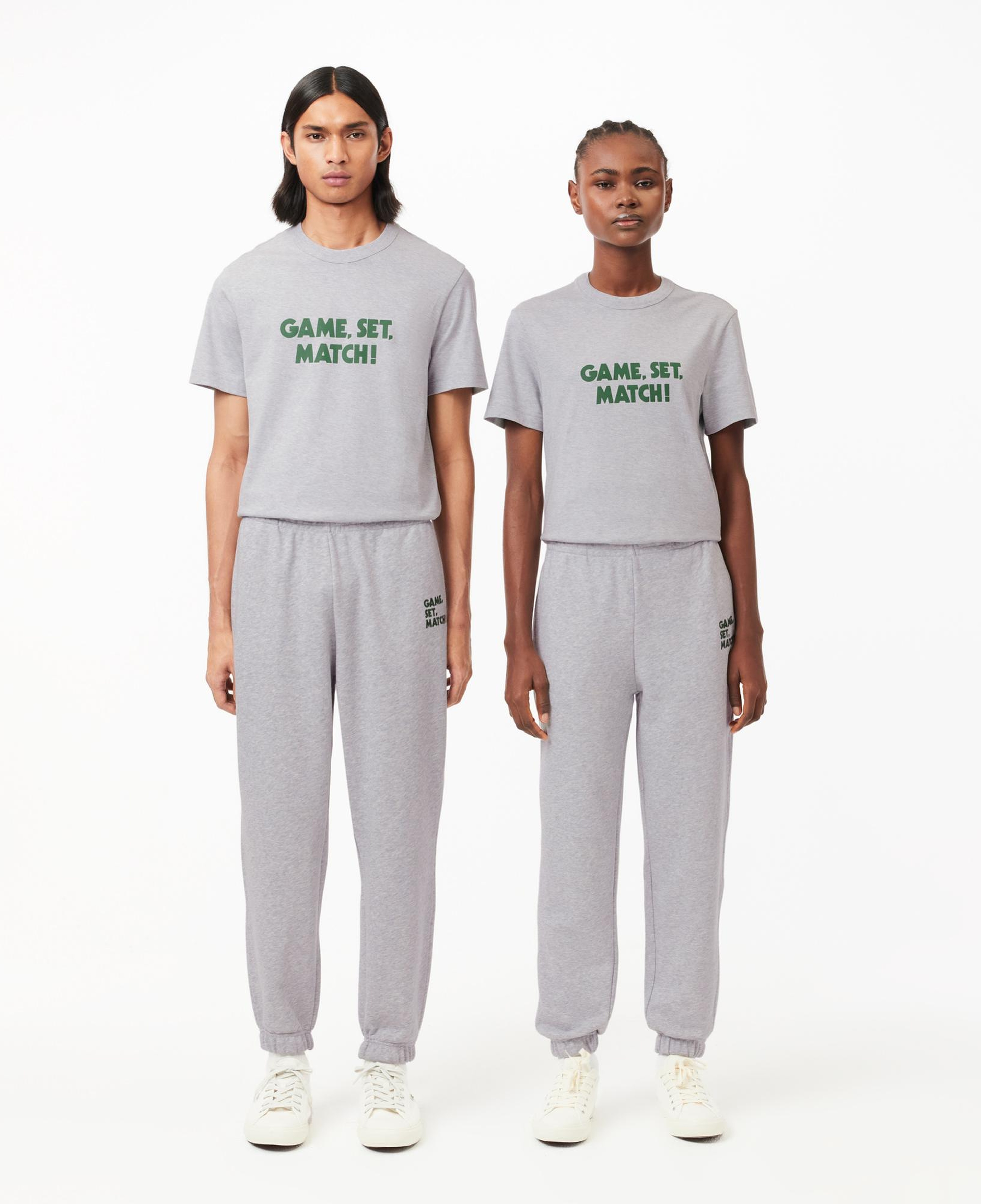 Unisex Relaxed Fit Gri Eşofman Altı