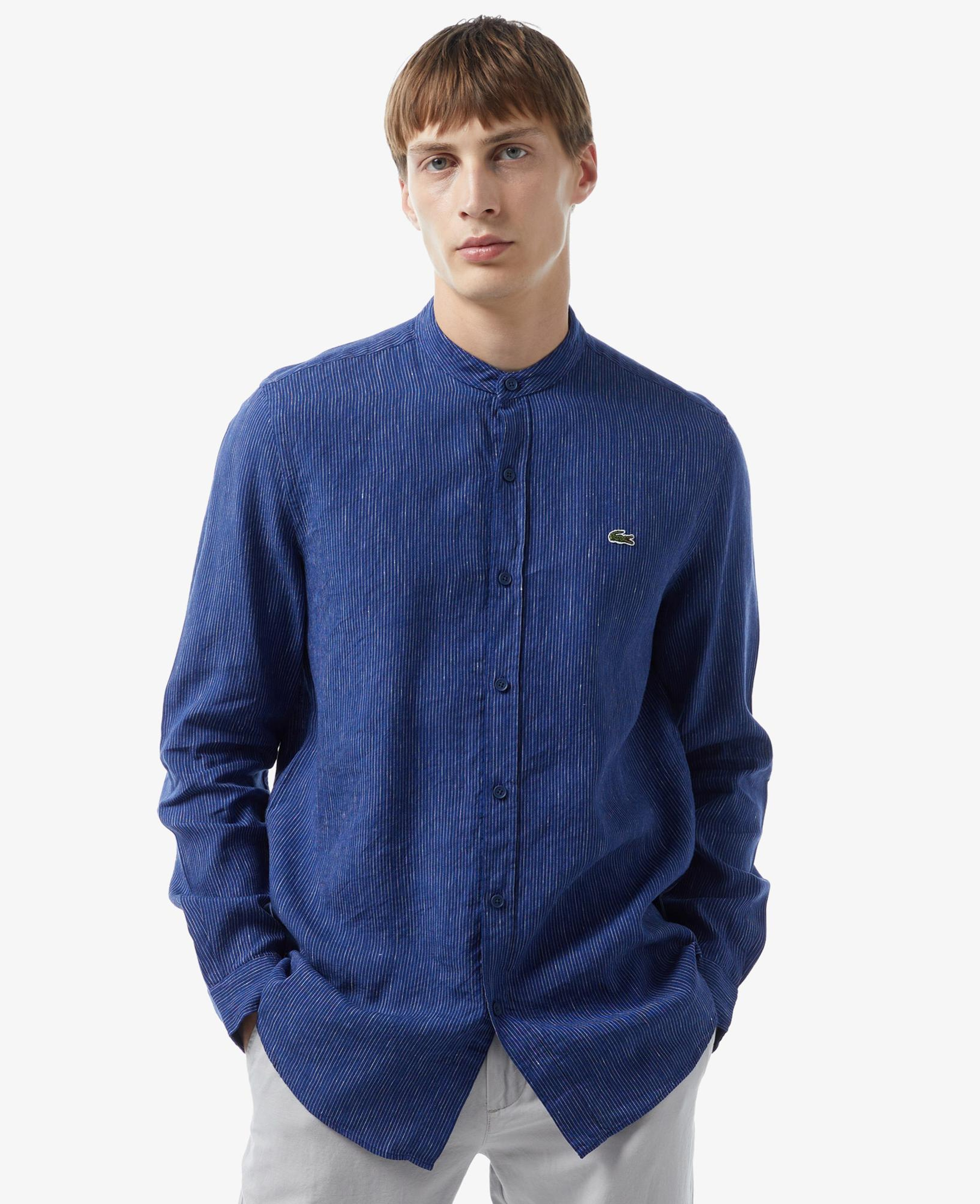 Erkek Regular Fit Lacivert Gömlek