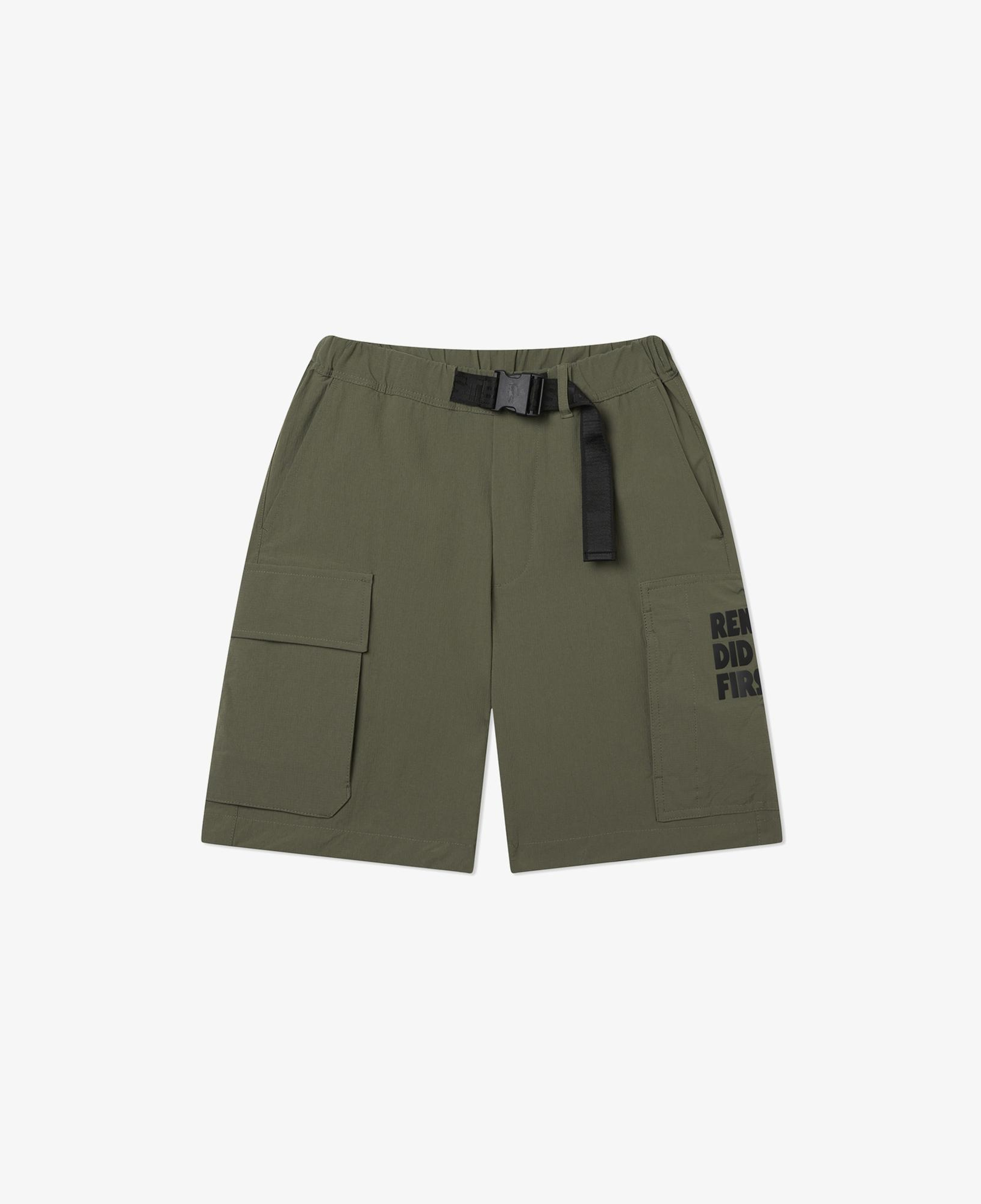 Erkek Relaxed Fit Haki Bermuda