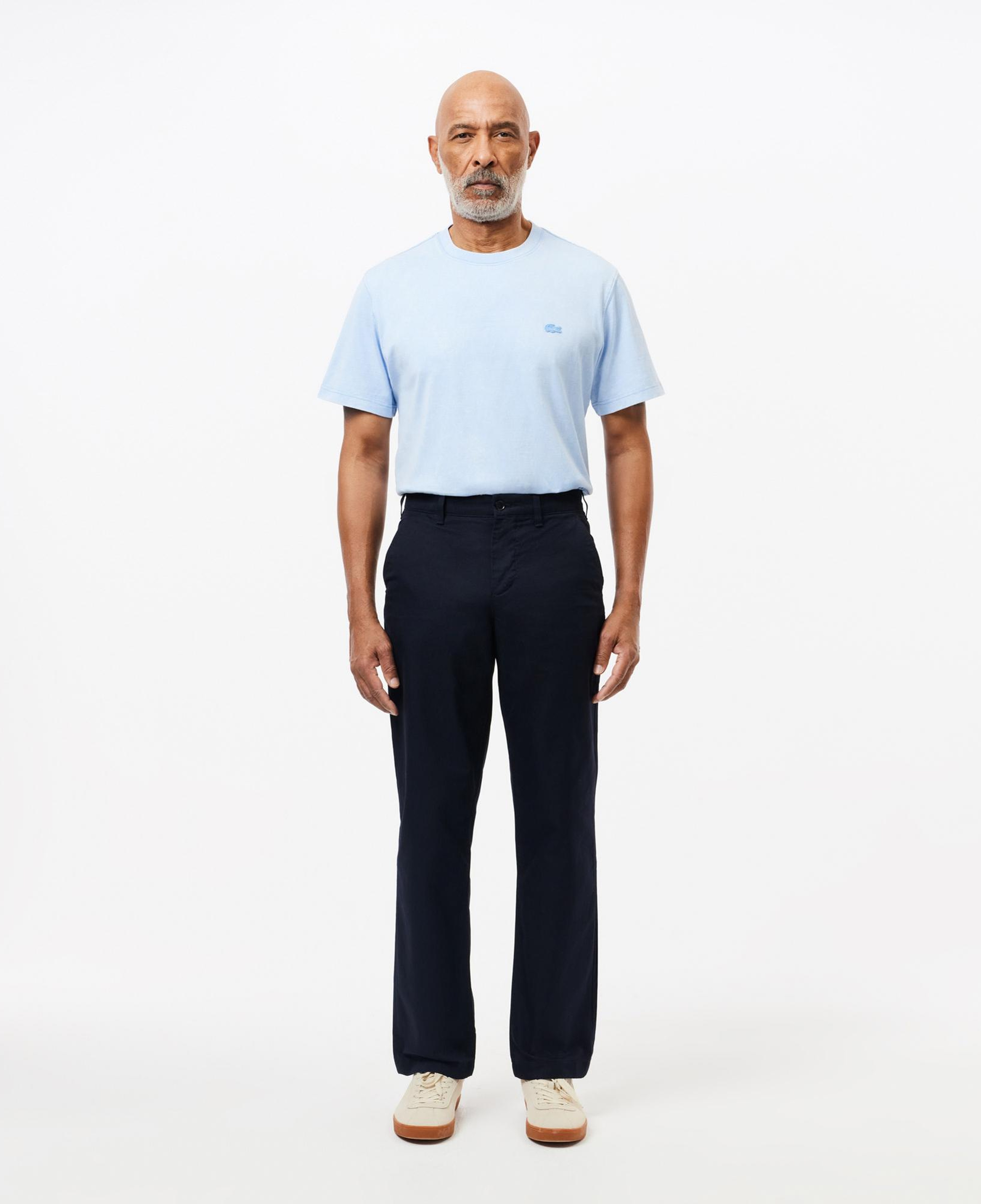 Erkek Straight Fit Chino Lacivert Pantolon