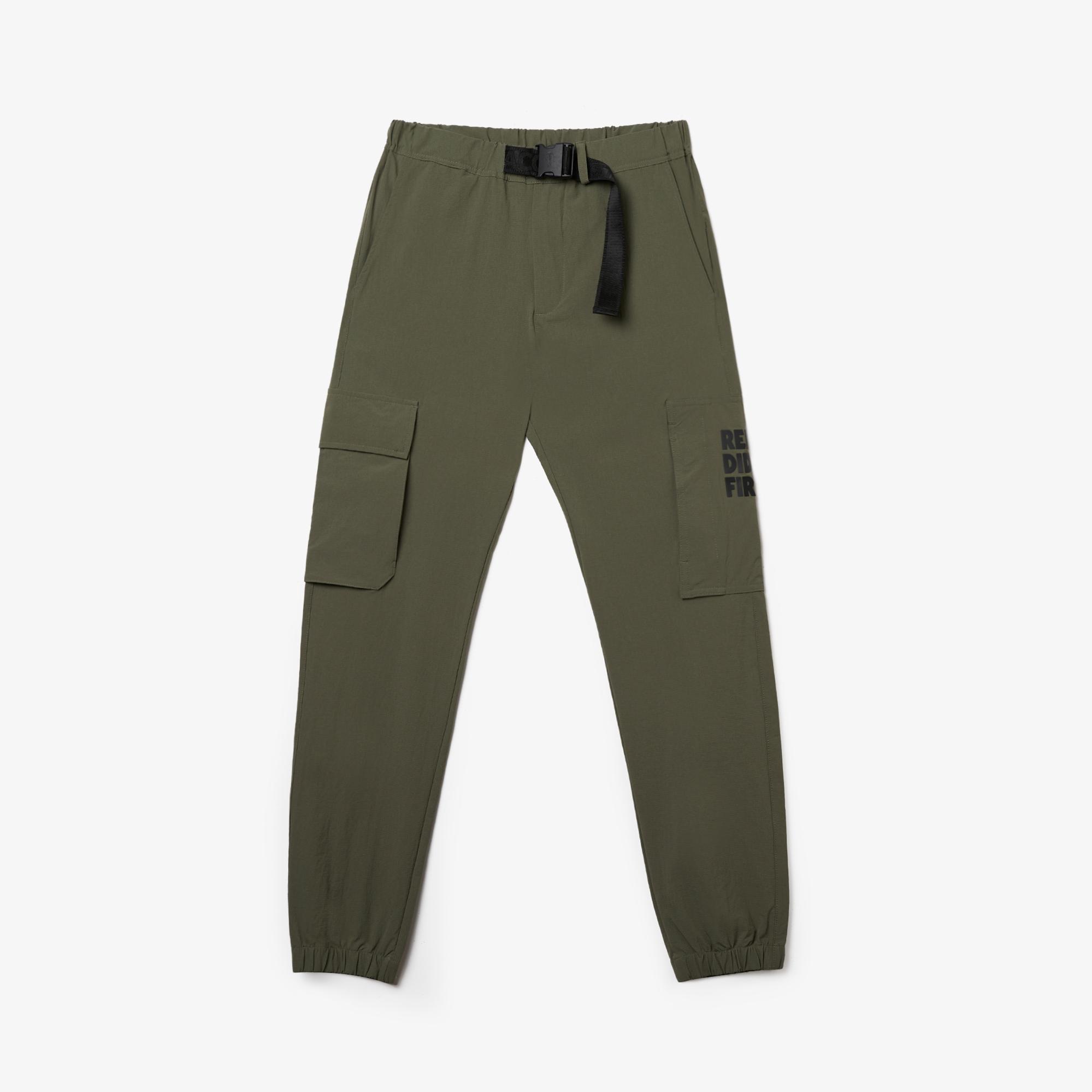 Erkek Relaxed Fit Haki Pantolon
