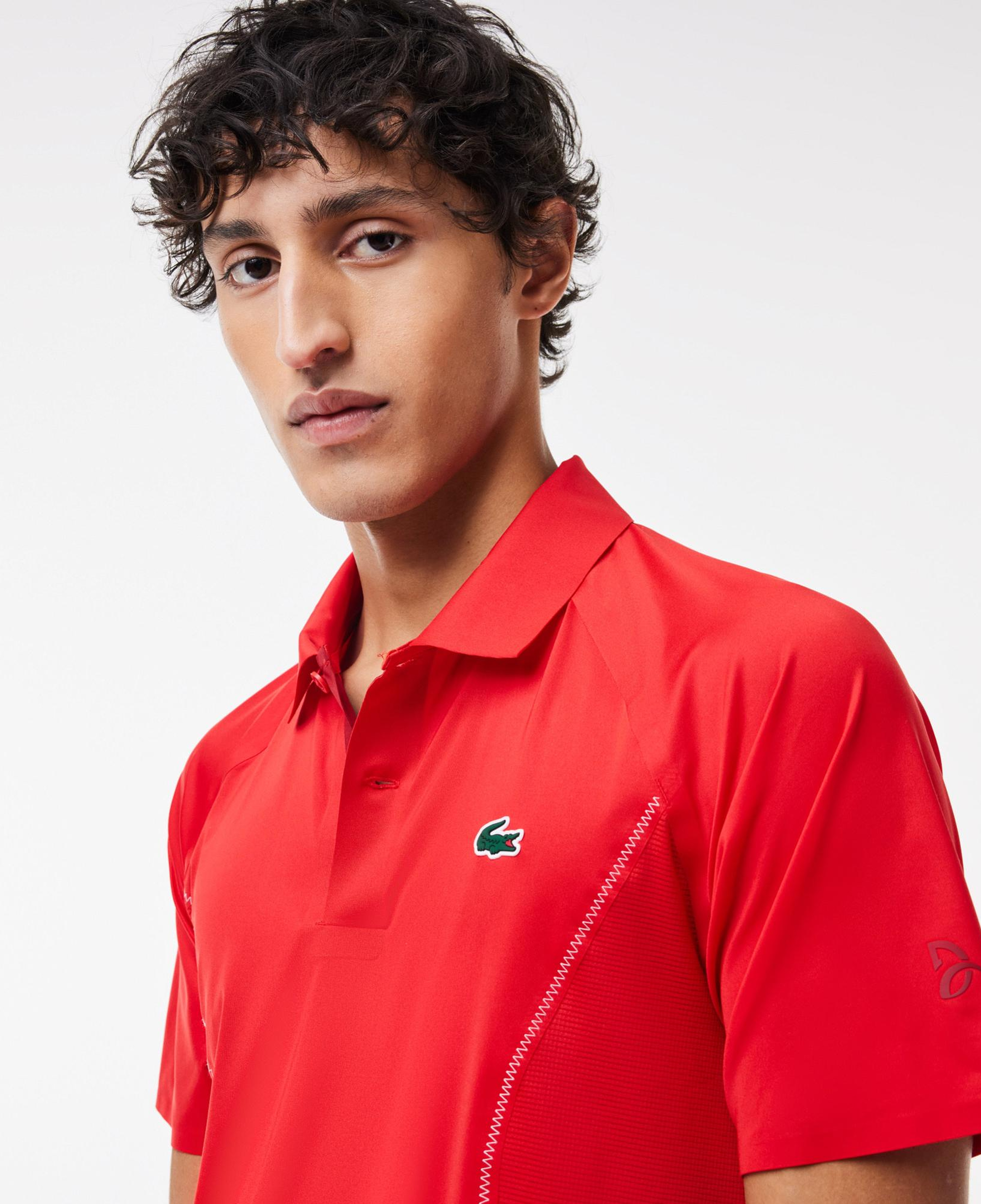 SPORT x Novak Djokovic Erkek Regular Fit Kırmızı Polo