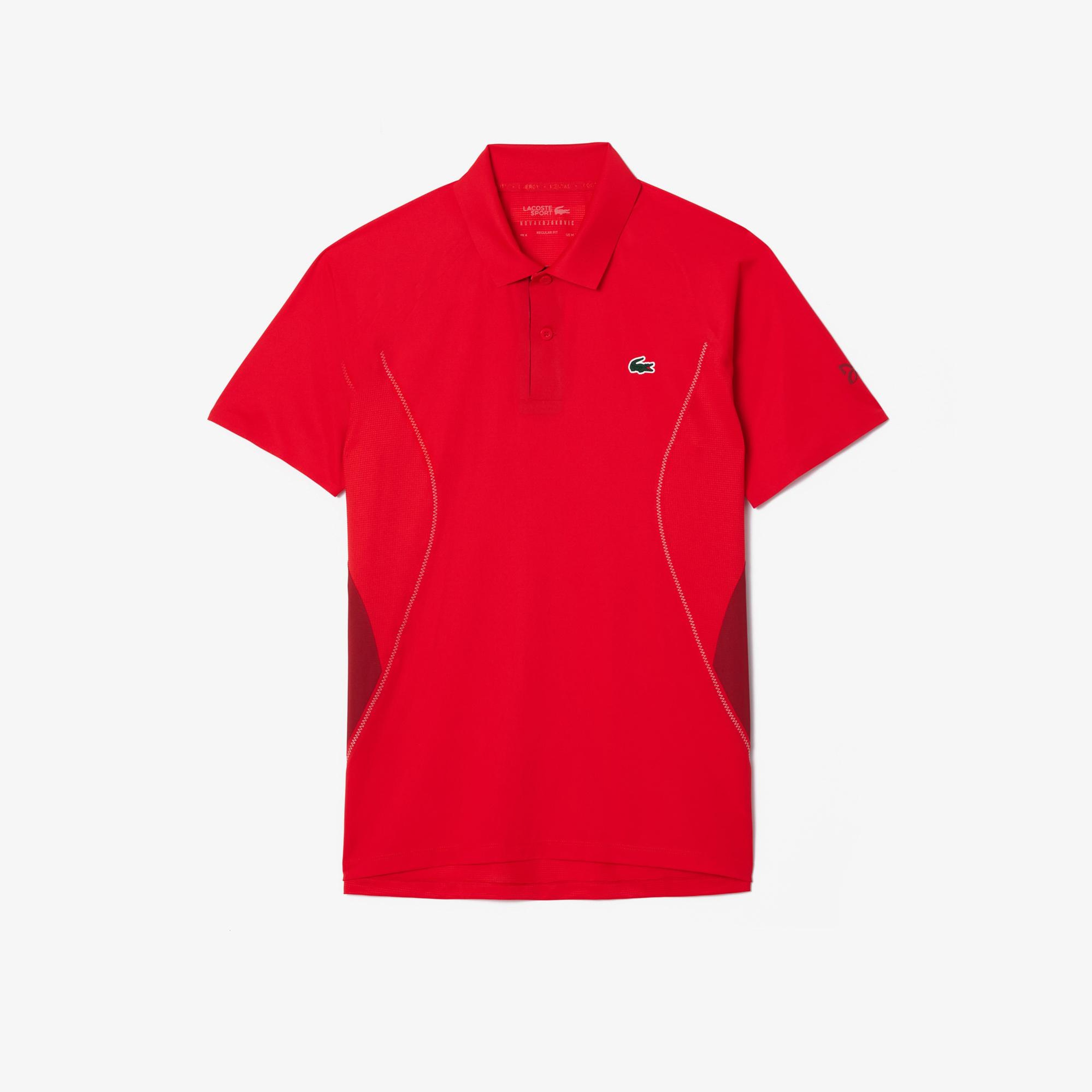 SPORT x Novak Djokovic Erkek Regular Fit Kırmızı Polo
