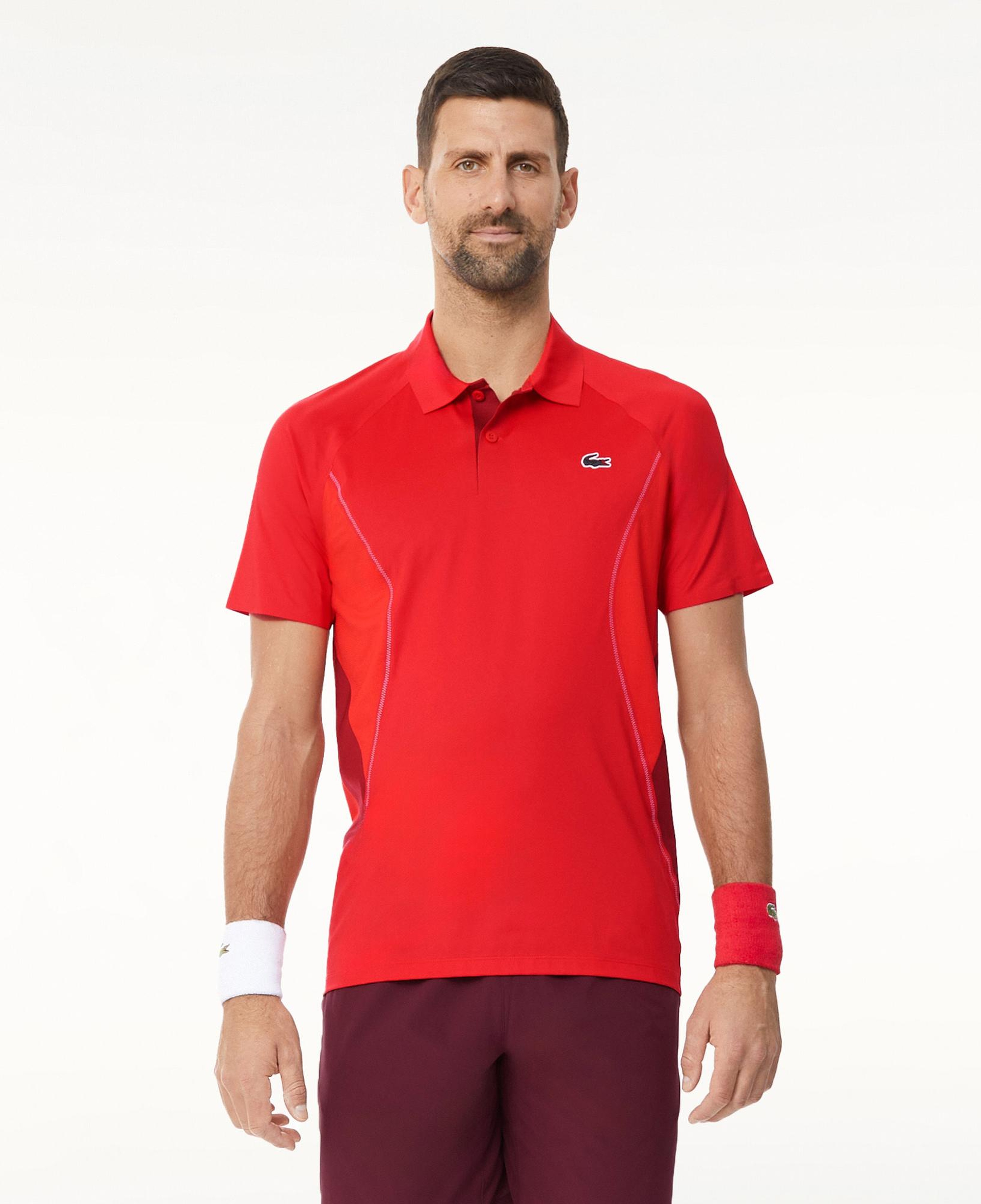 SPORT x Novak Djokovic Erkek Regular Fit Kırmızı Polo