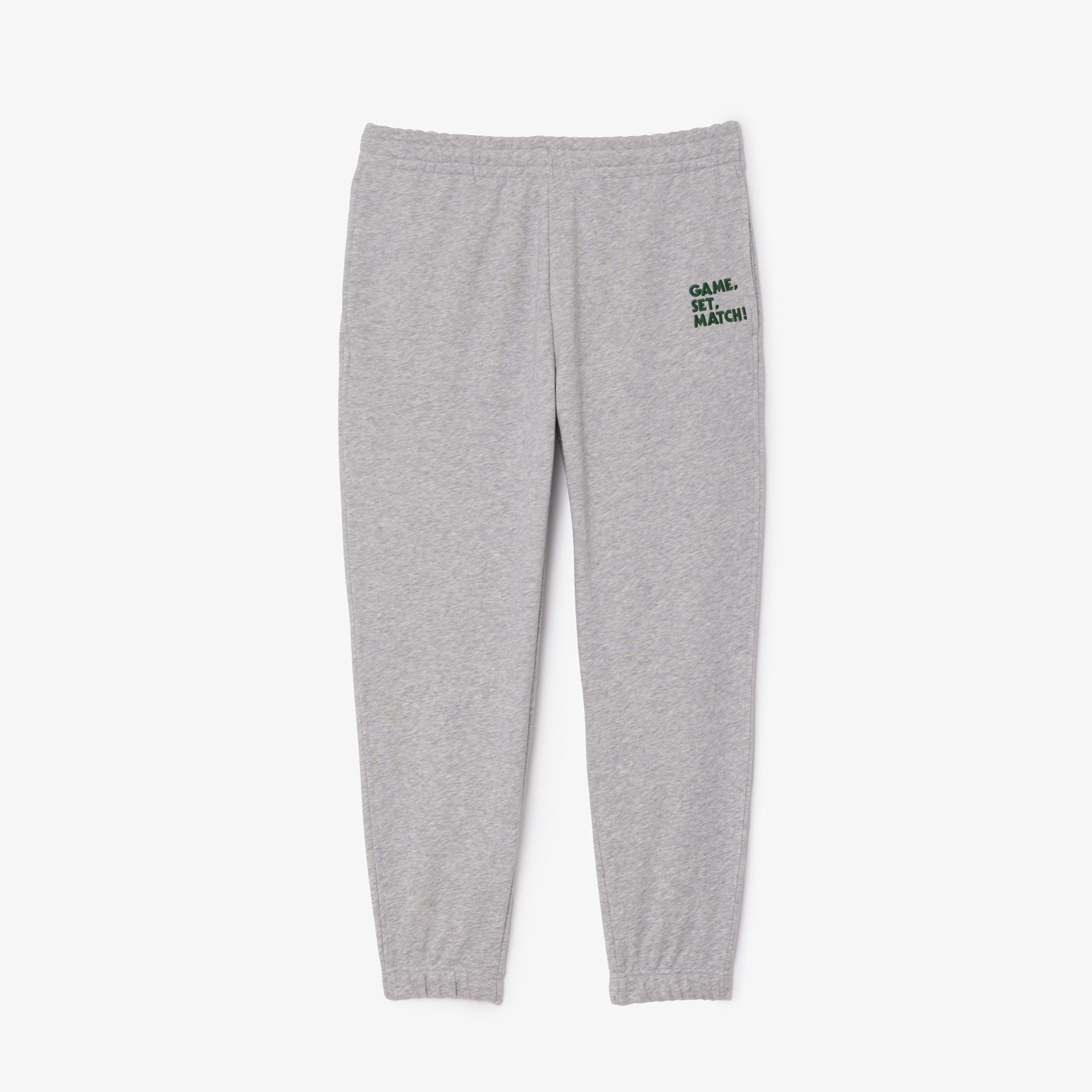 Unisex Relaxed Fit Gri Eşofman Altı