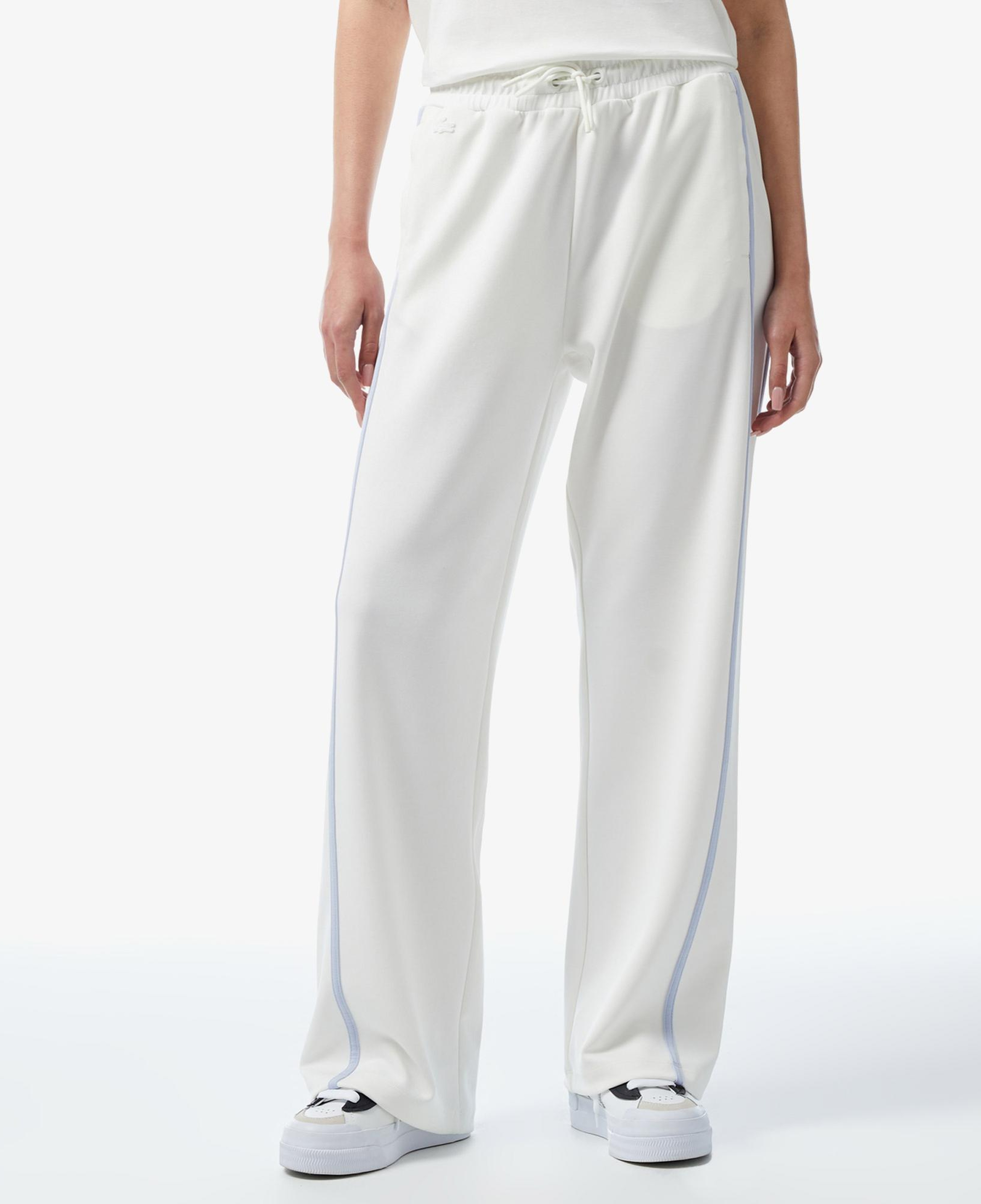 Kadın Flare Fit Beyaz Eşofman Altı