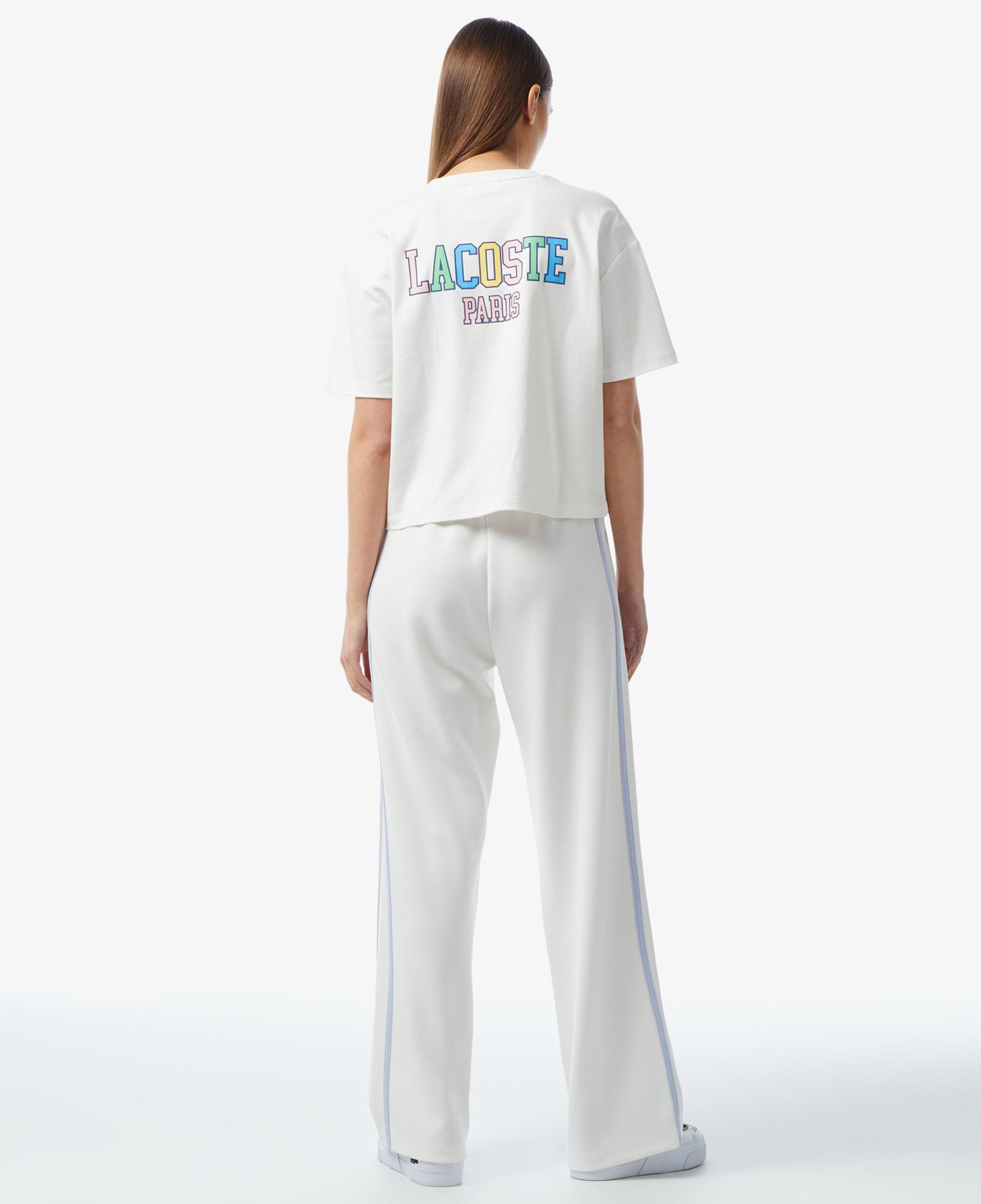 Kadın Flare Fit Beyaz Eşofman Altı