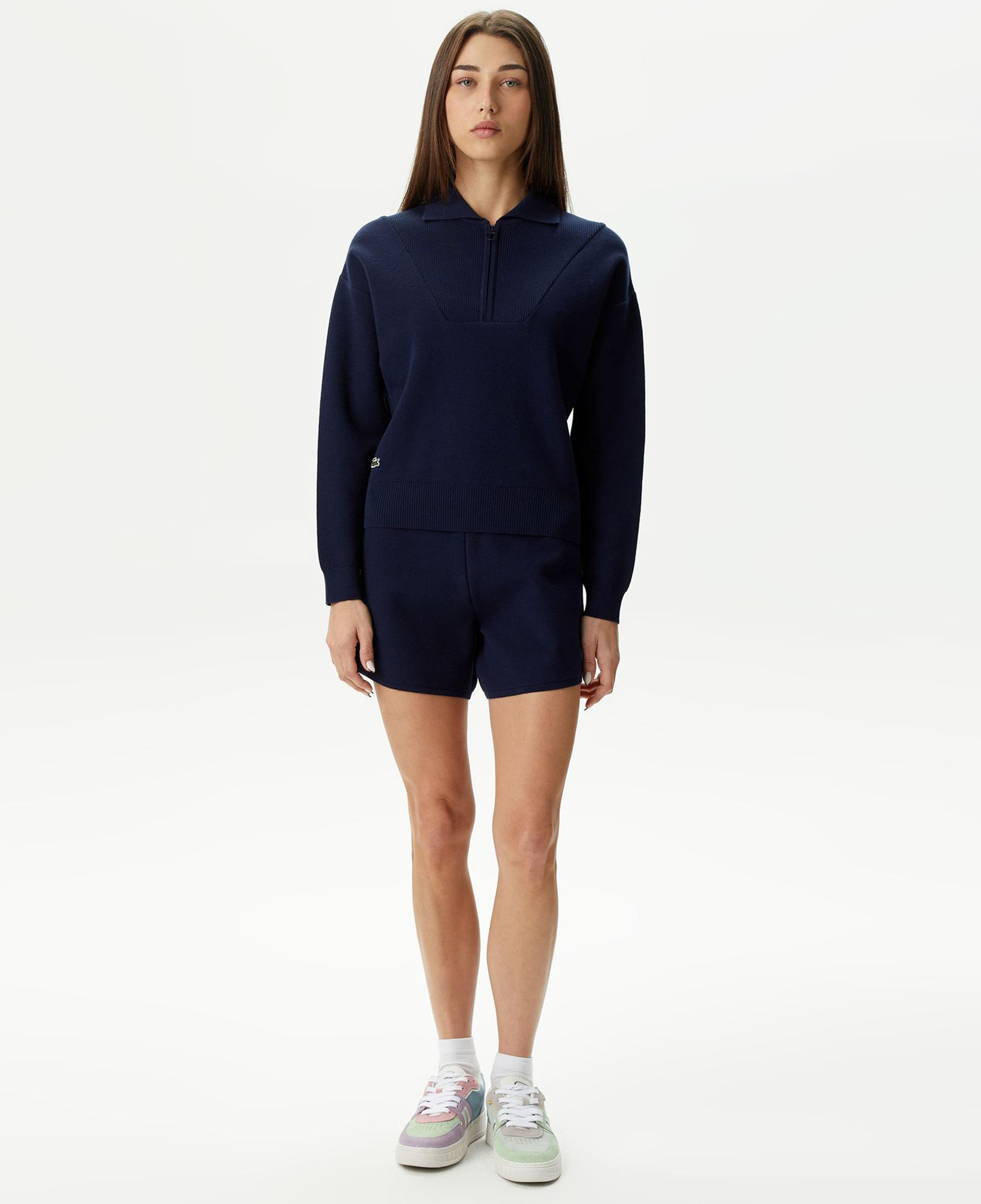 Kadın Relaxed Fit Lacivert Şort