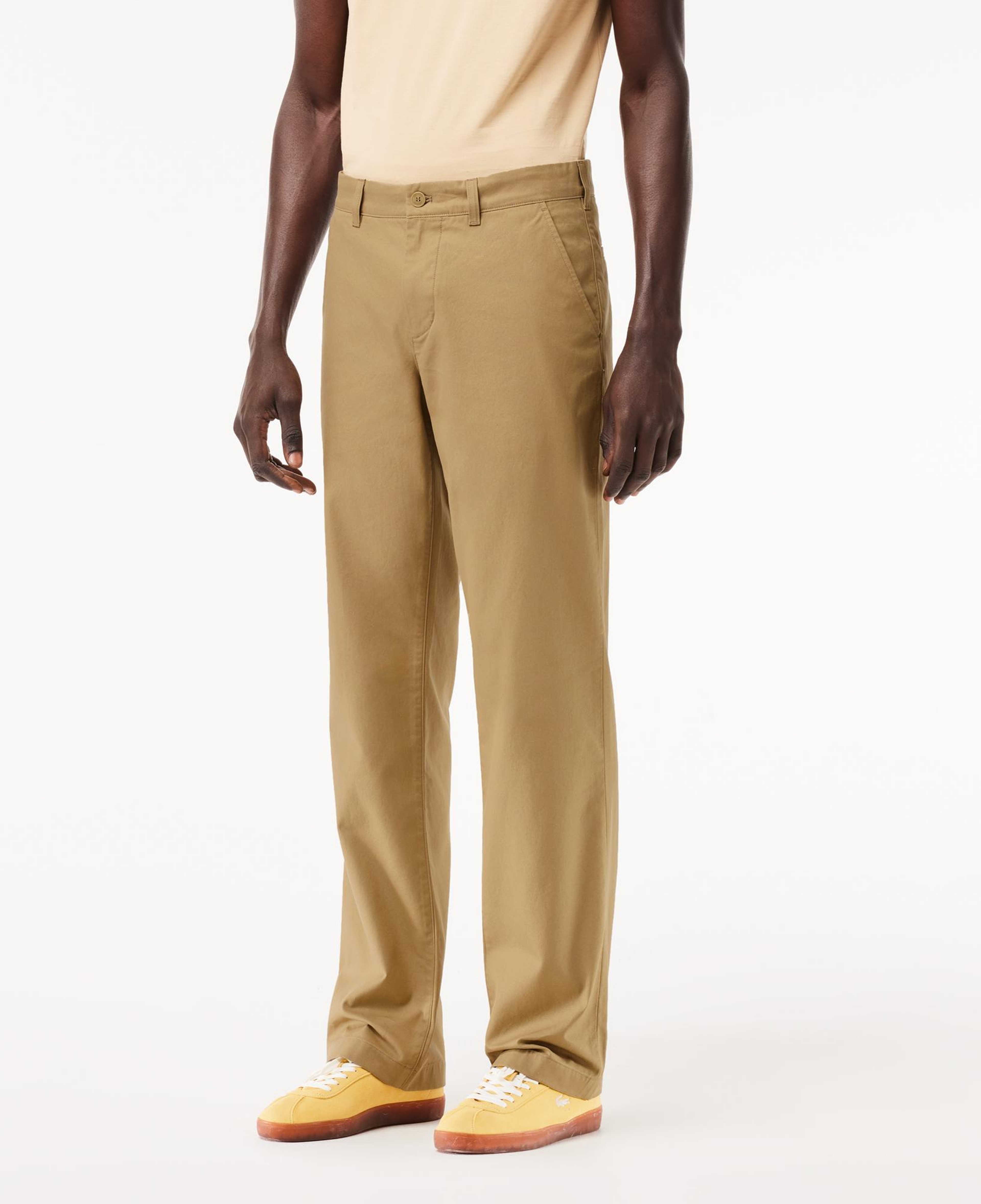 Erkek Straight Fit Chino Bej Pantolon