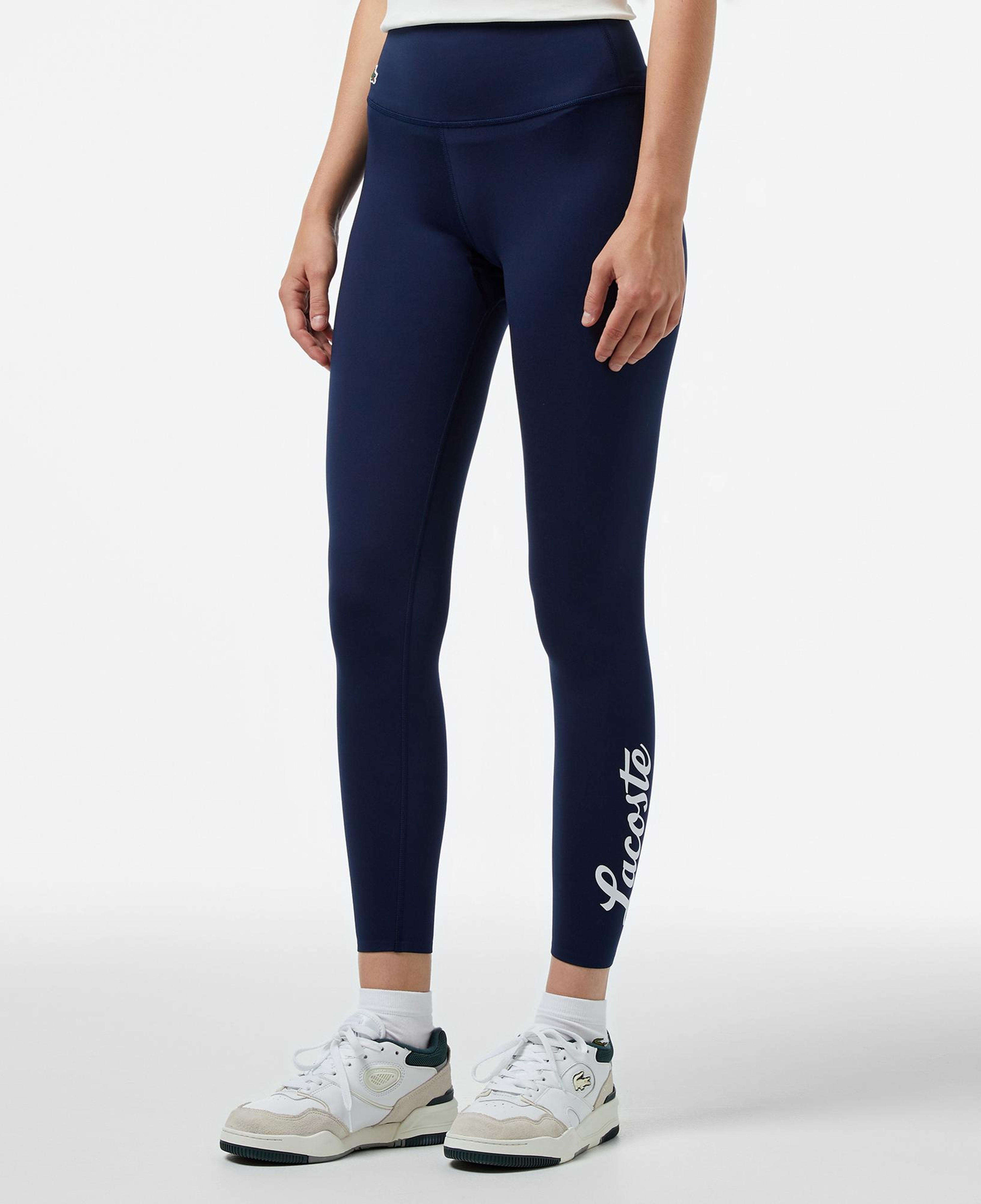 Kadın Slim Fit Baskılı Lacivert Tayt