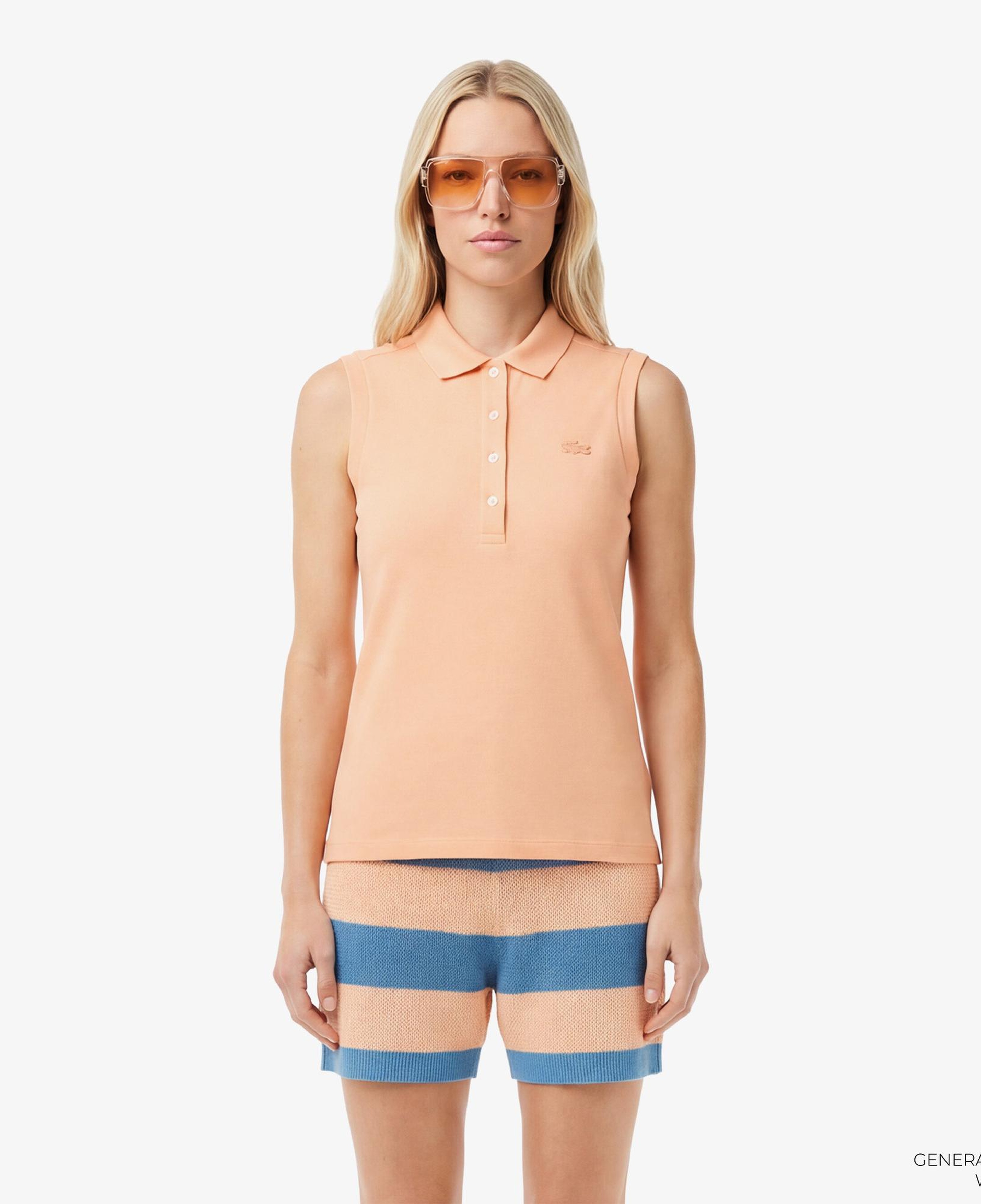 Kadın Slim Fit Turuncu Polo