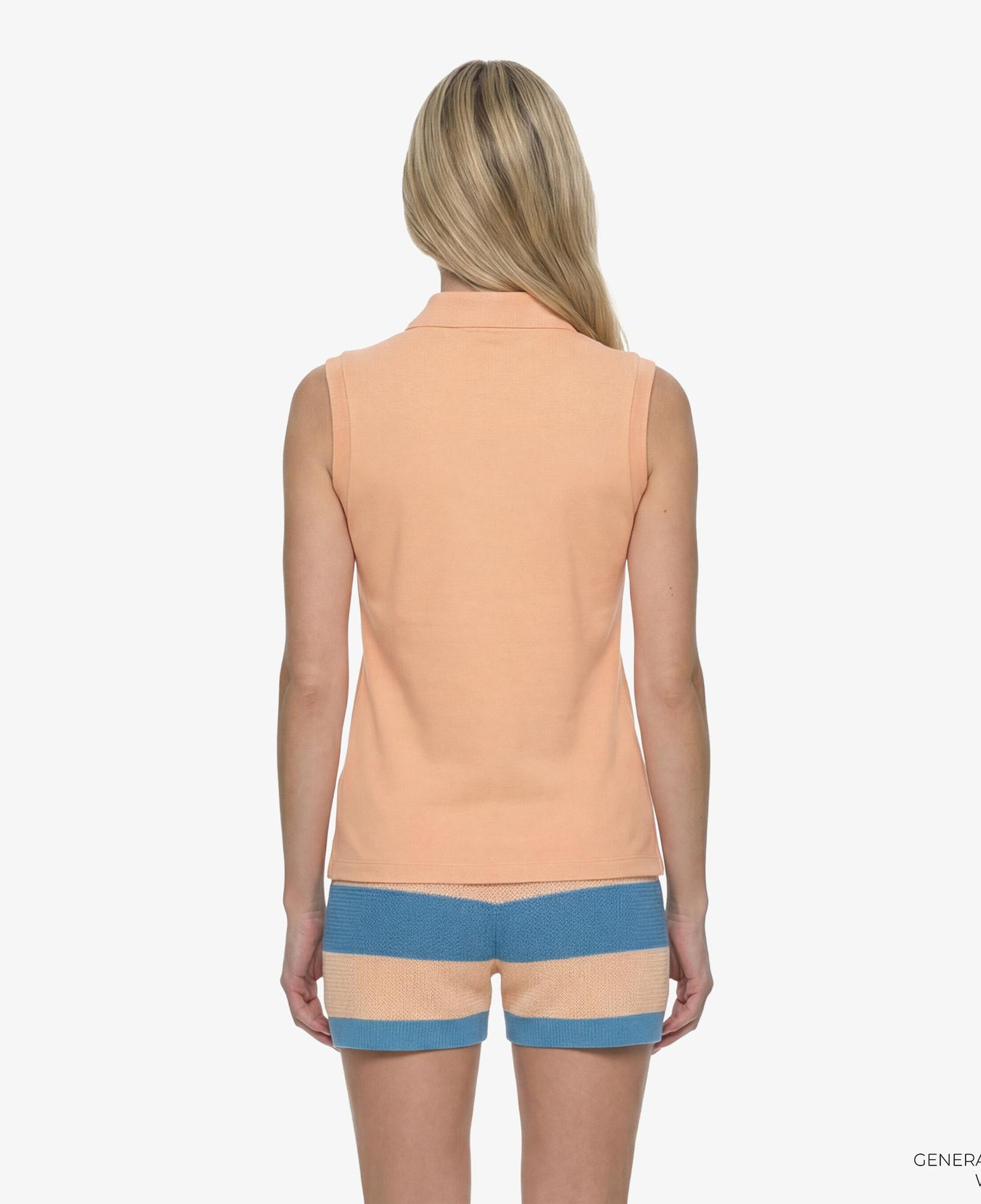 Kadın Slim Fit Turuncu Polo