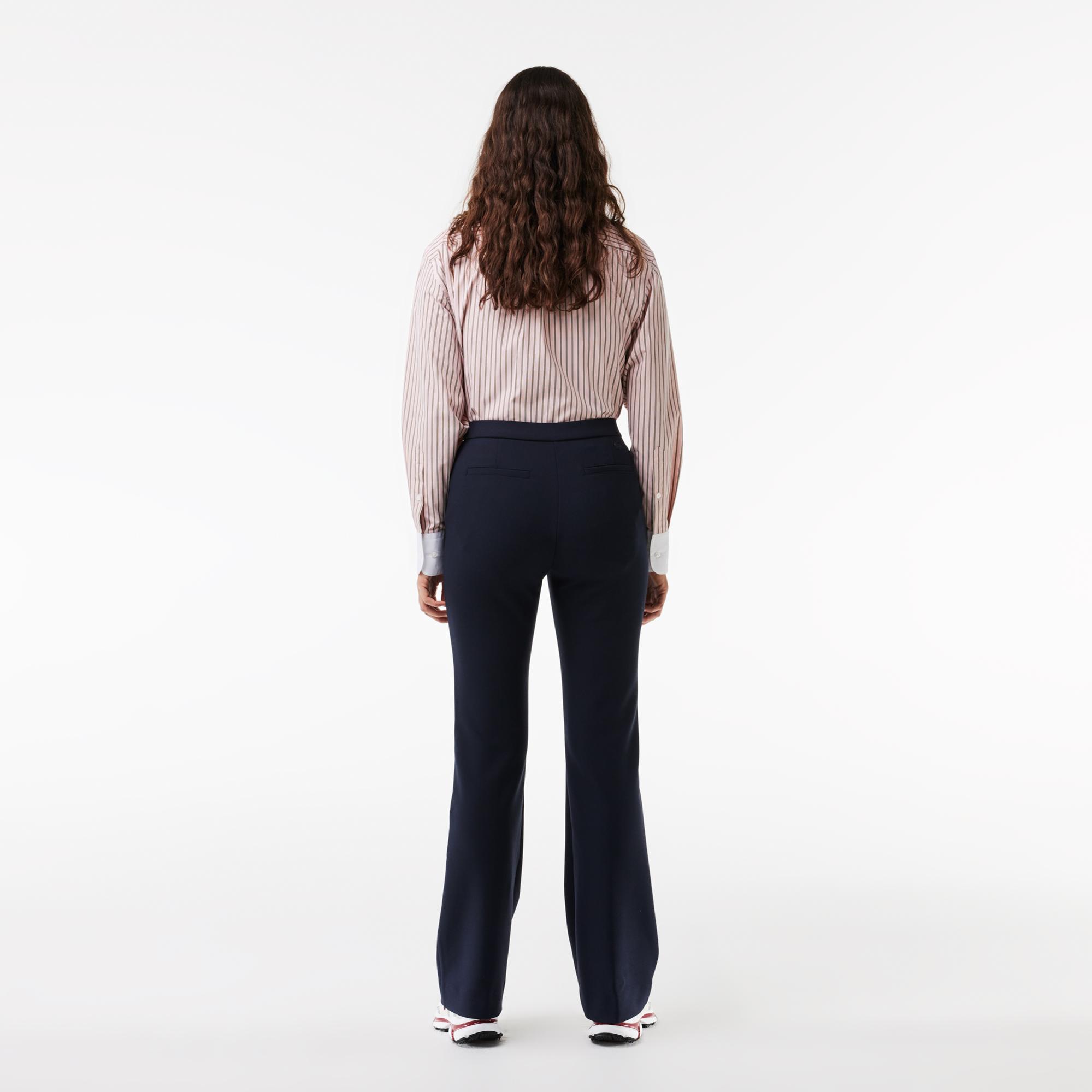 Kadın Flare Fit Lacivert Pantolon