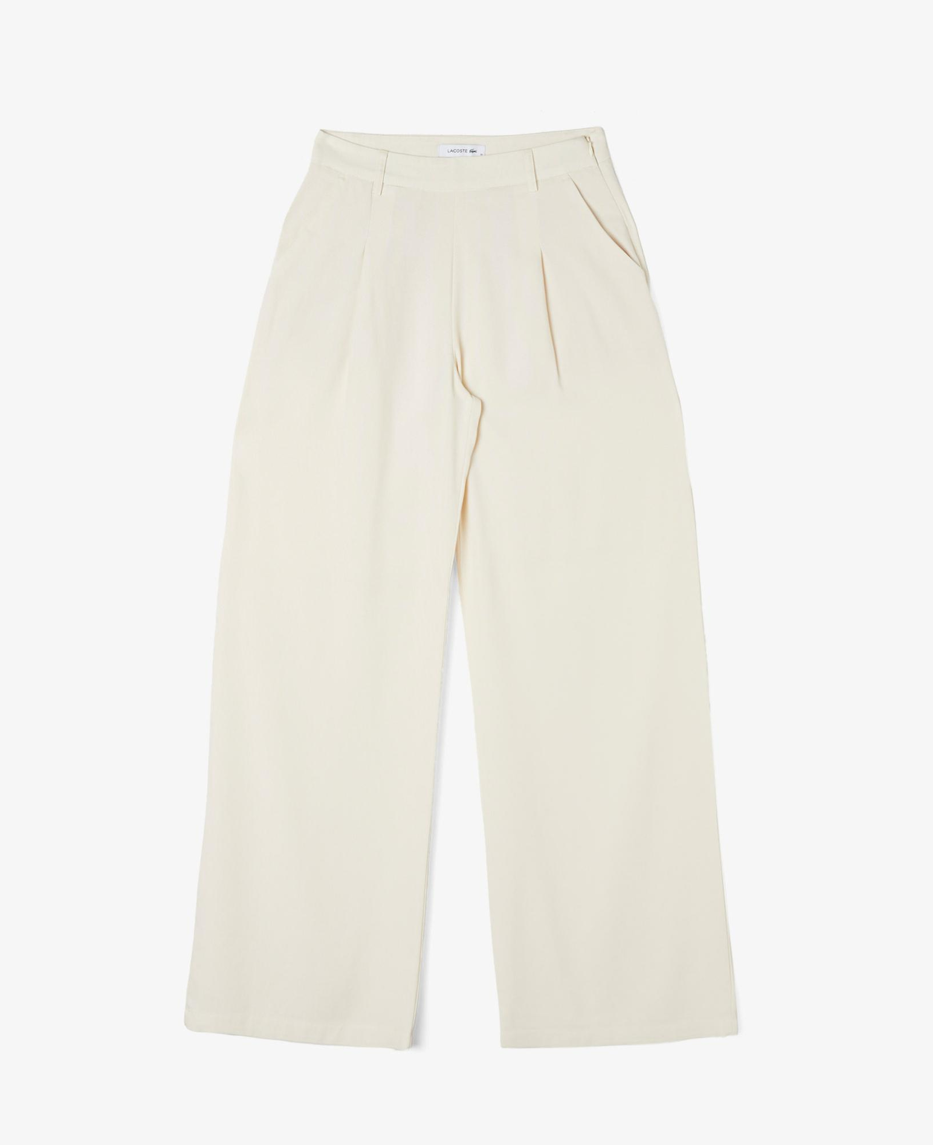 Kadın Relaxed Fit Beyaz Pantolon