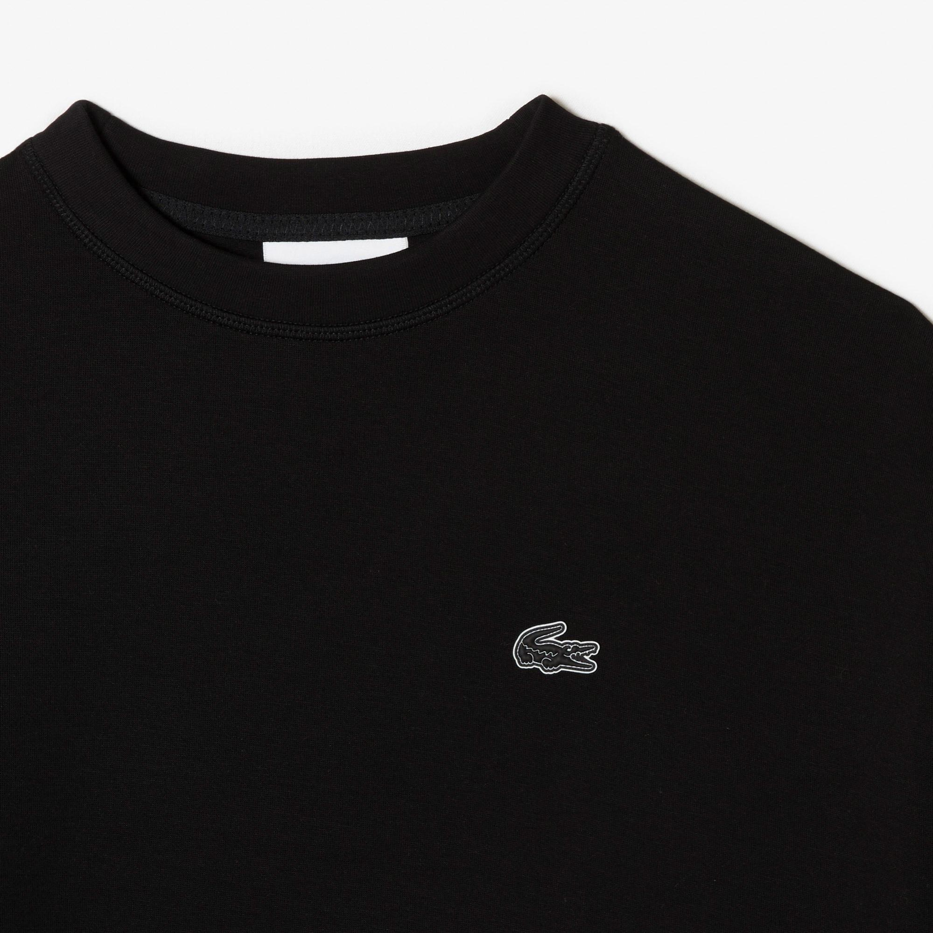 Lacoste Kadın Oversize Fit Fermuarlı Beyaz Sweatshirt