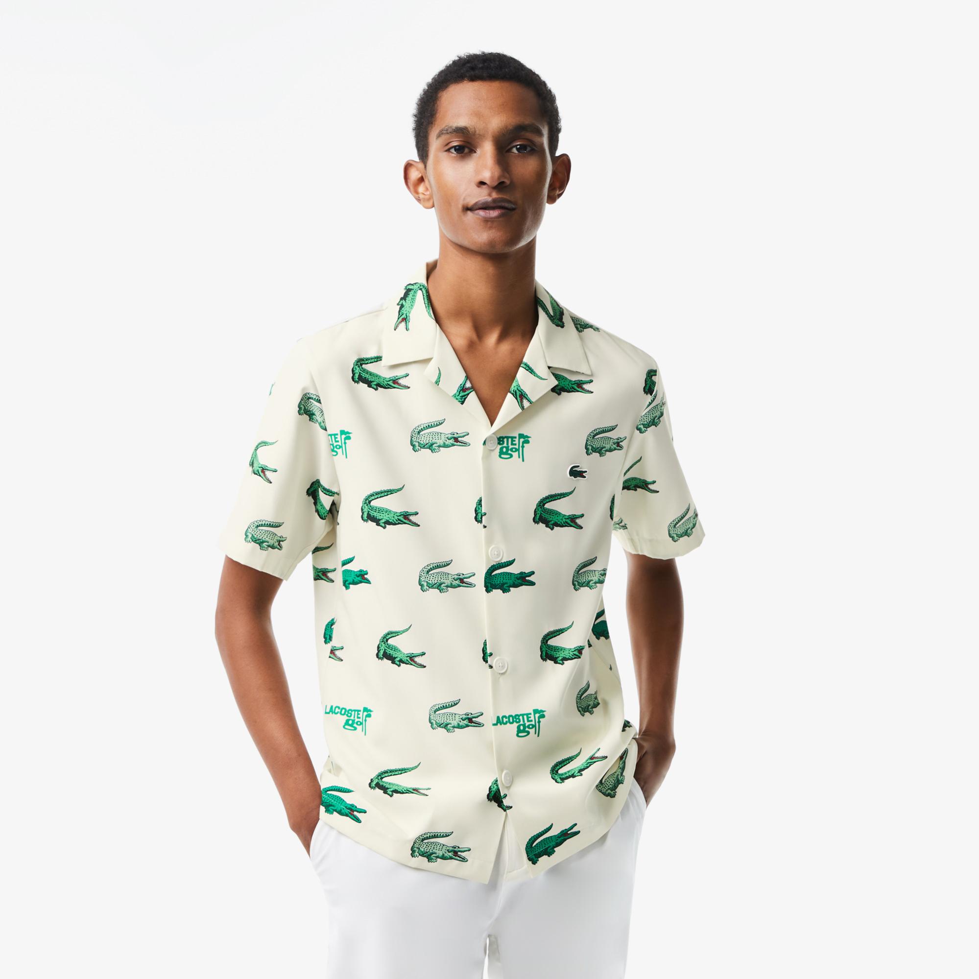 Golf Erkek Beyaz Gömlek