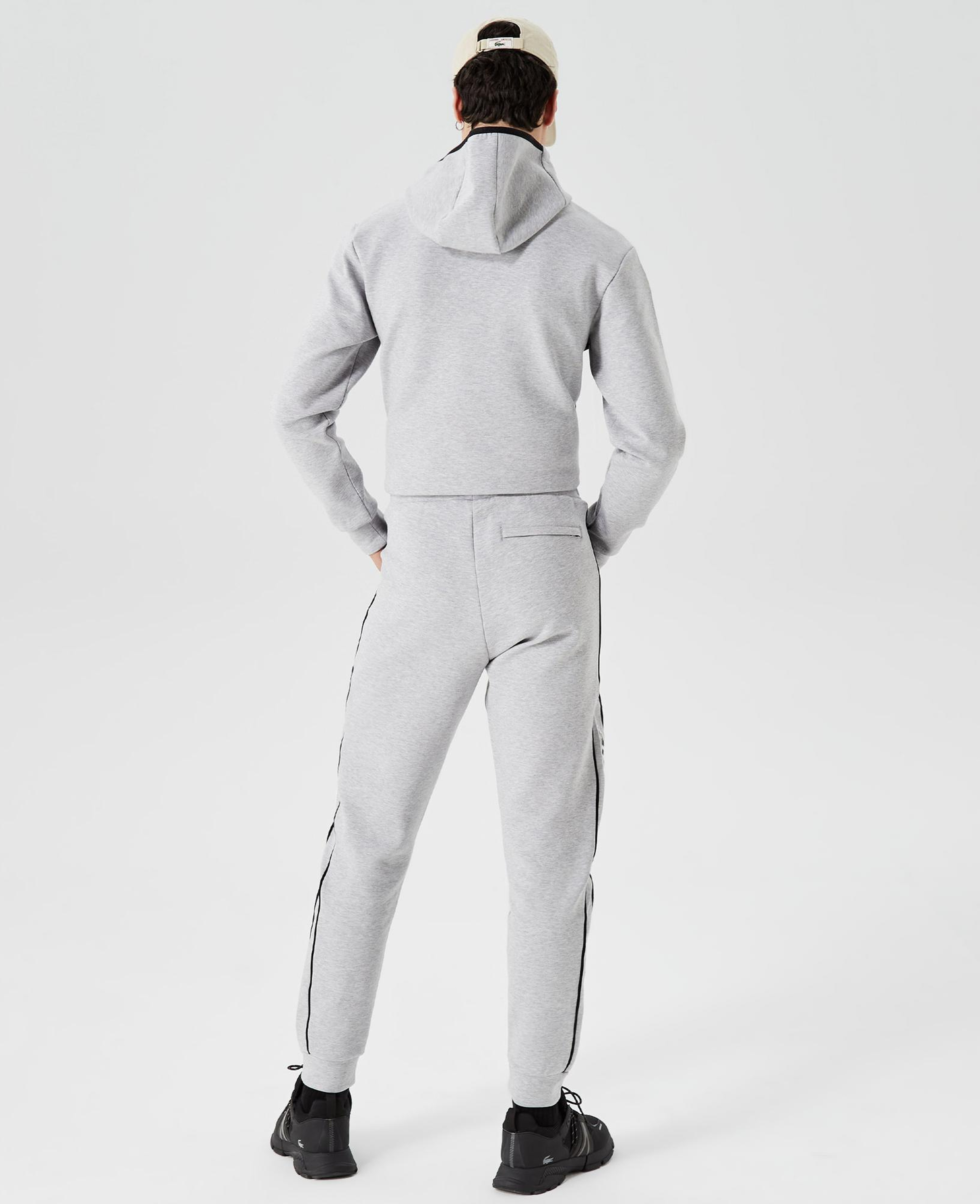 Erkek Slim Fit Baskılı Gri Eşofman Altı