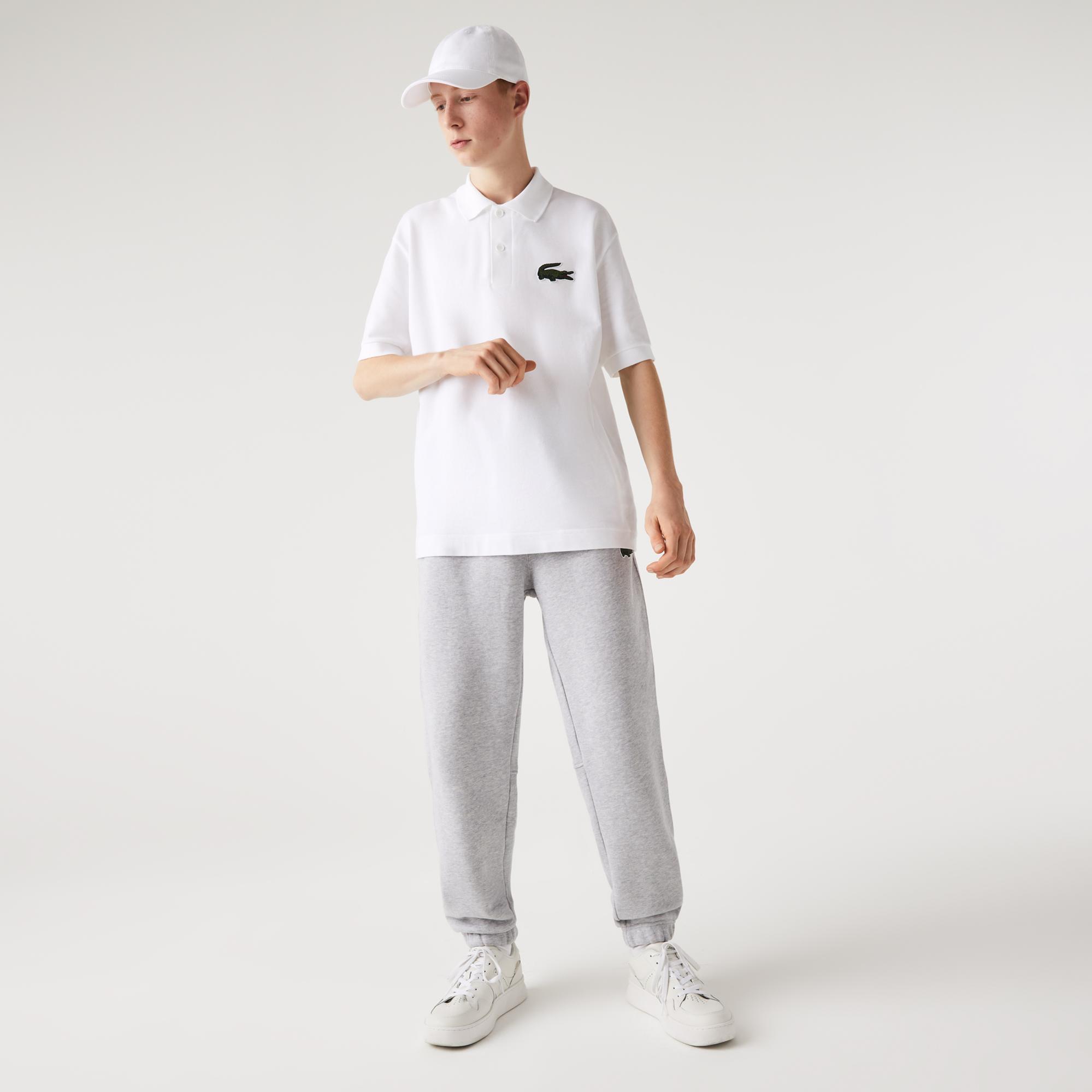 Lacoste Unisex Regular Fit Organik Pamuk Gri Eşofman Altı