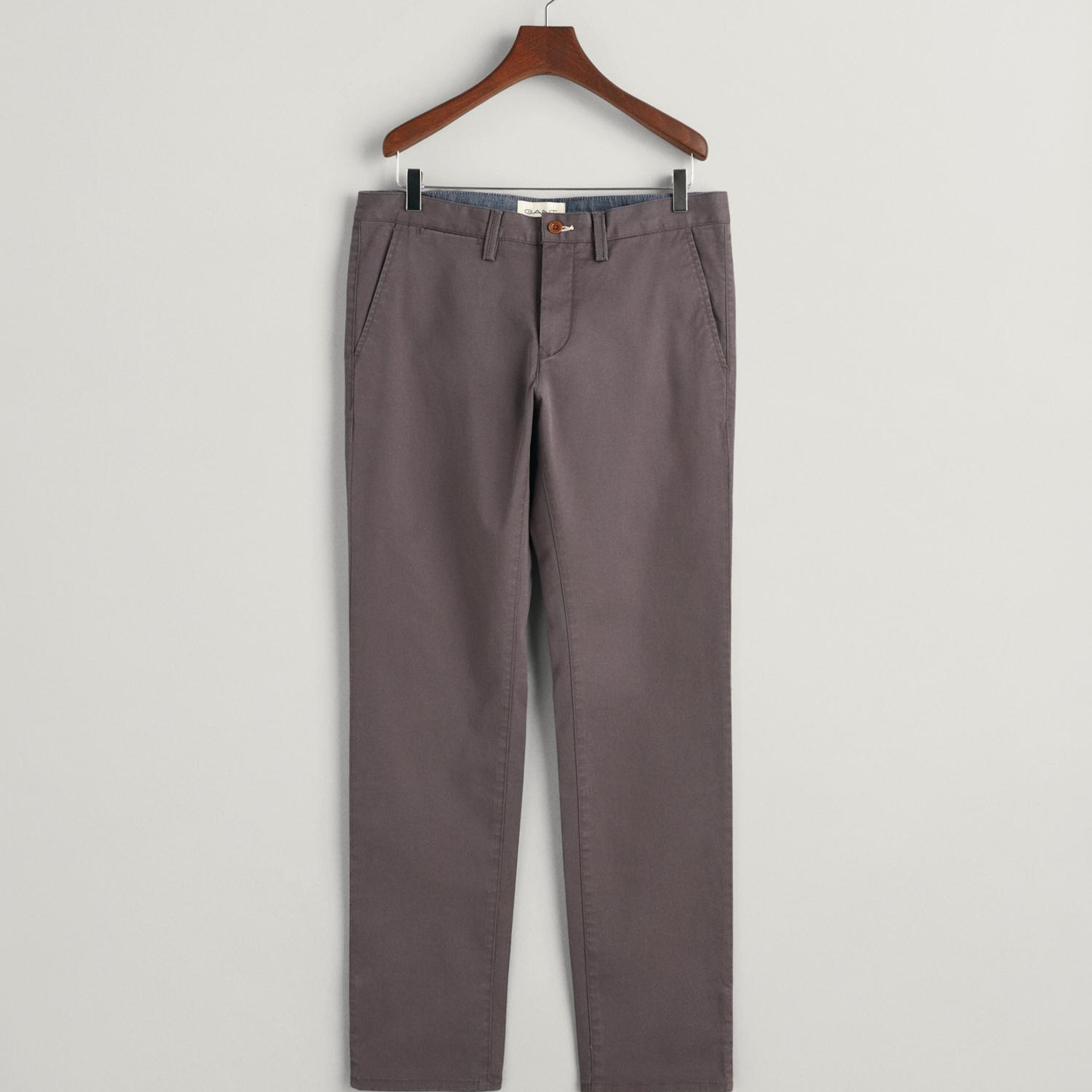 GANT Erkek Gri Slim Fit Chino Pantolon