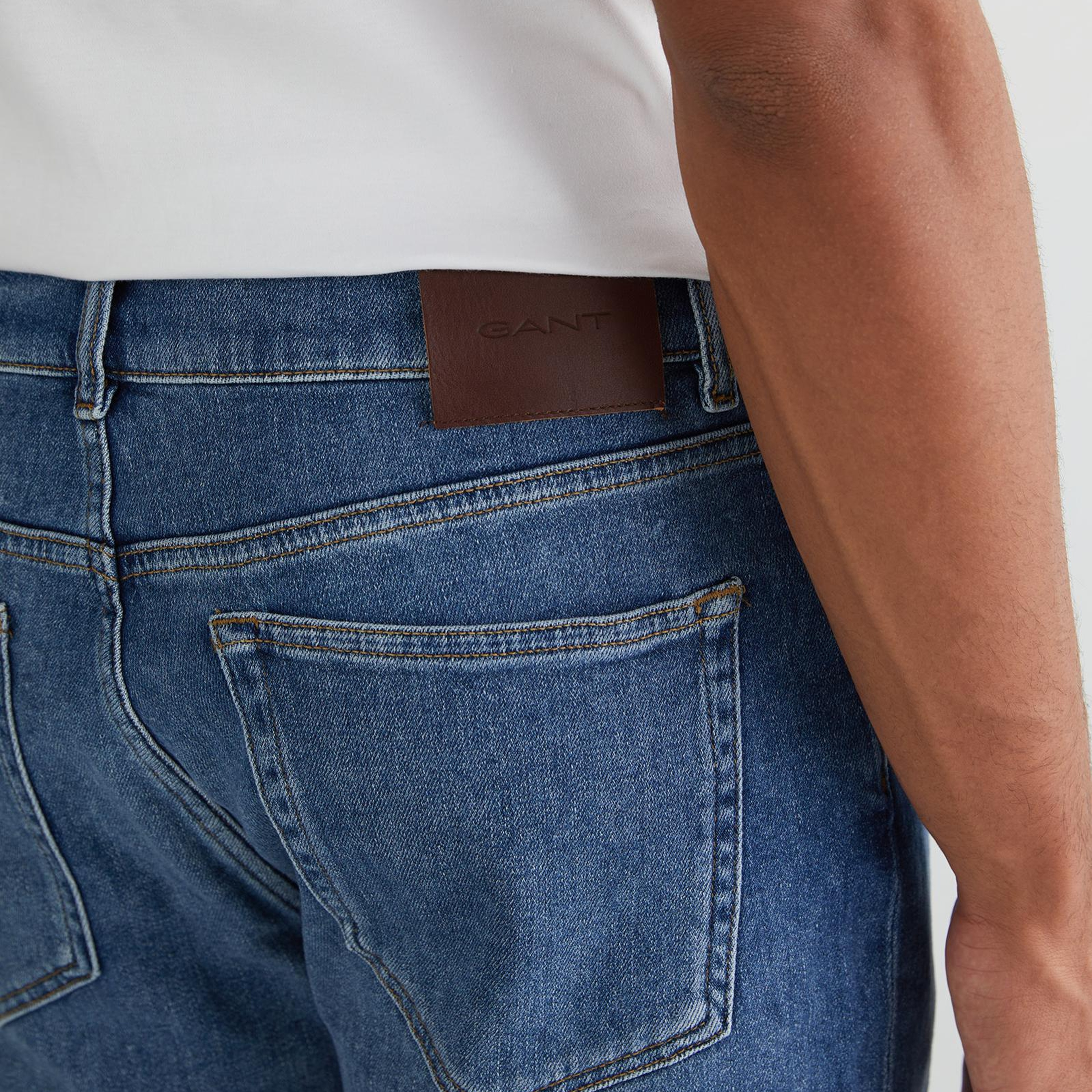 GANT Erkek Mavi Regular Fit Şort