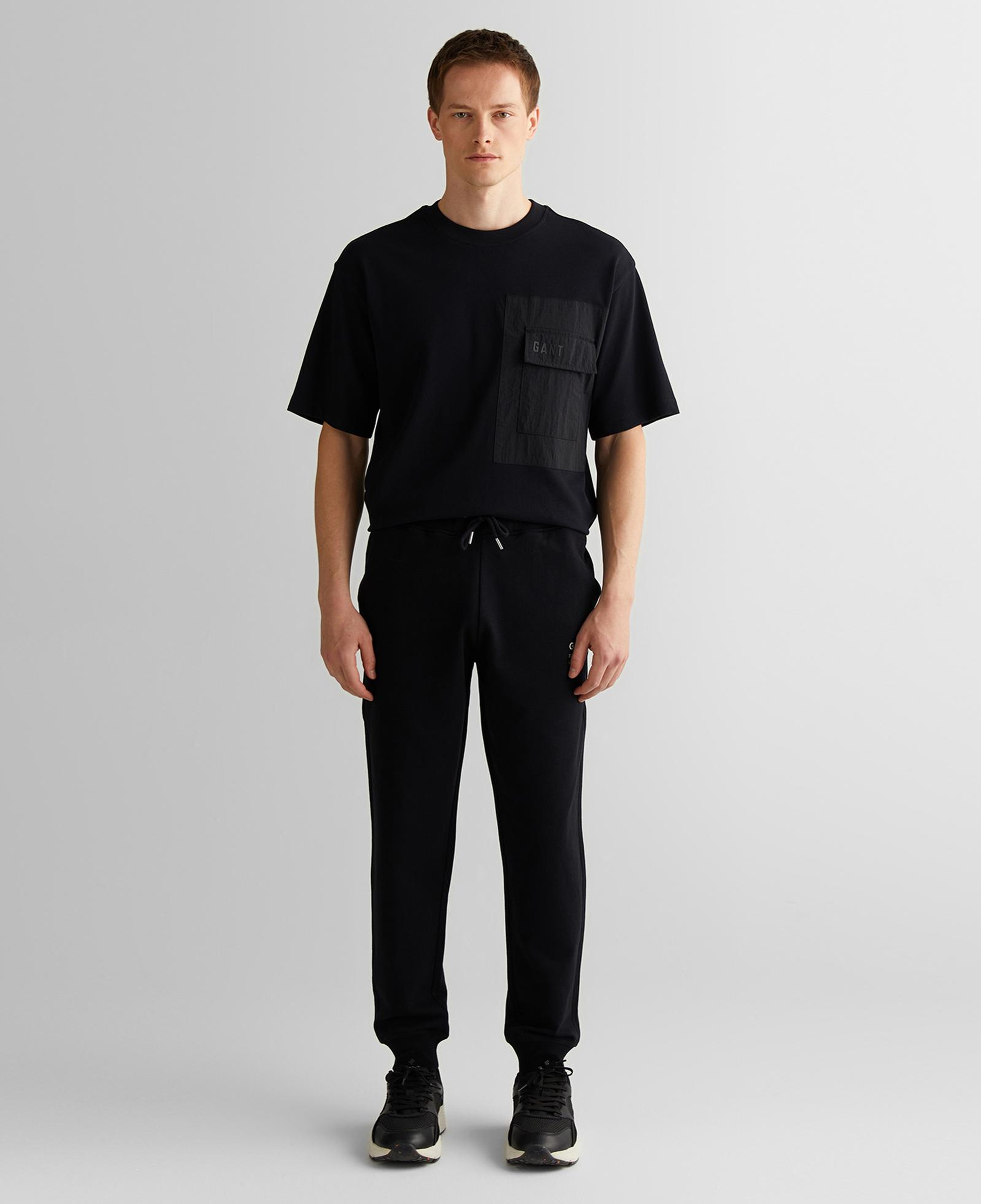 GANT Erkek Siyah Regular Fit Eşofman Altı