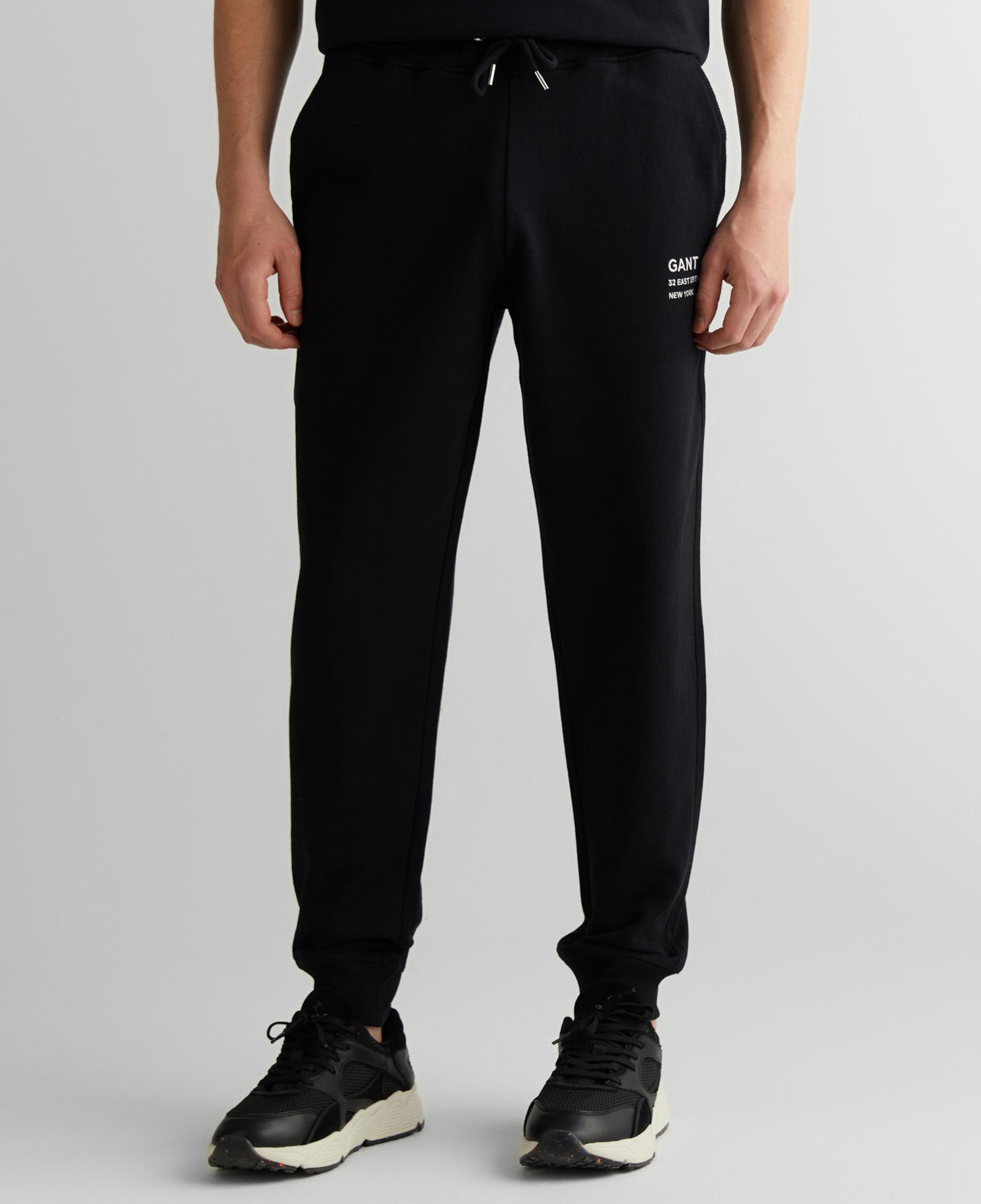 GANT Erkek Siyah Regular Fit Eşofman Altı