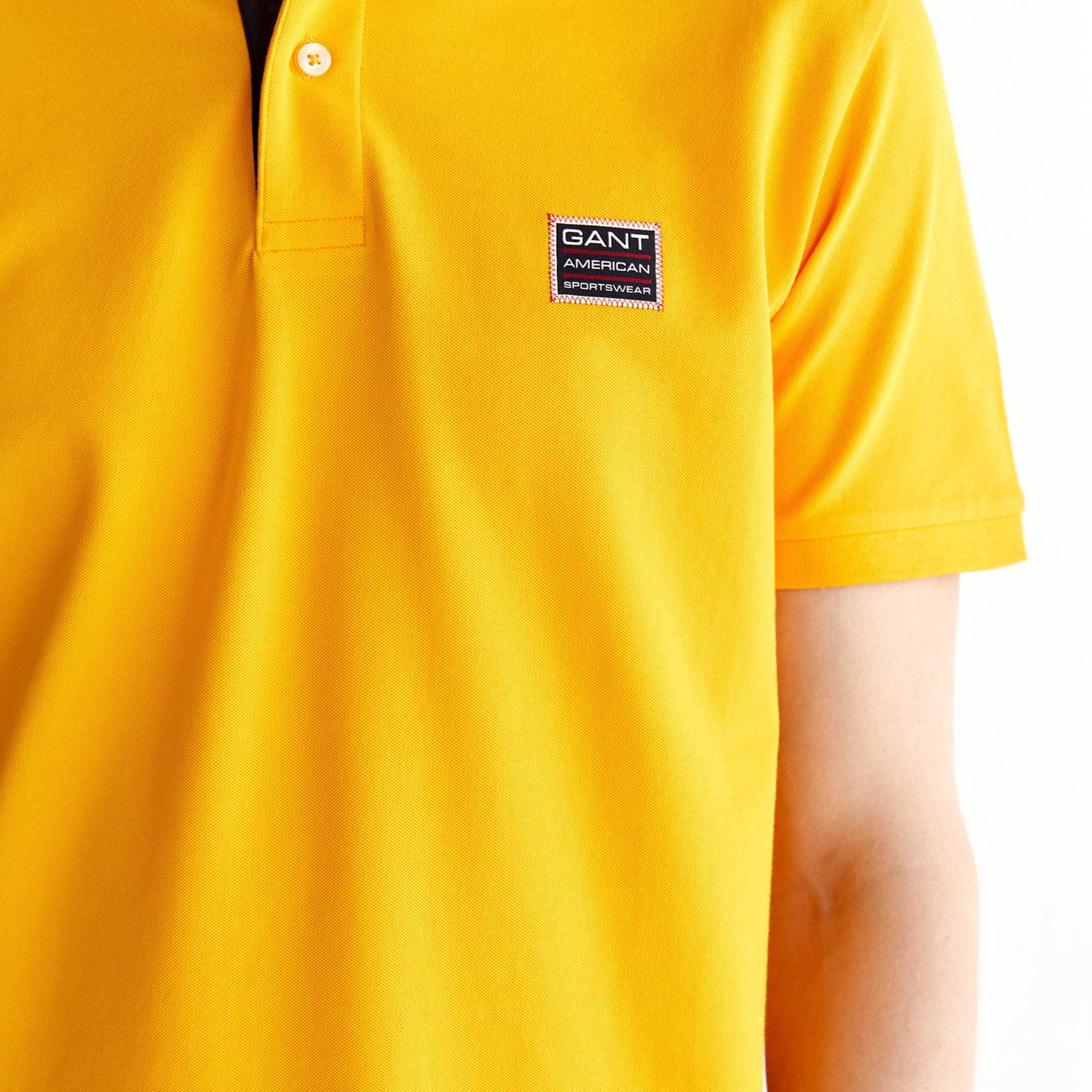 GANT Erkek Sarı Regular Fit Polo