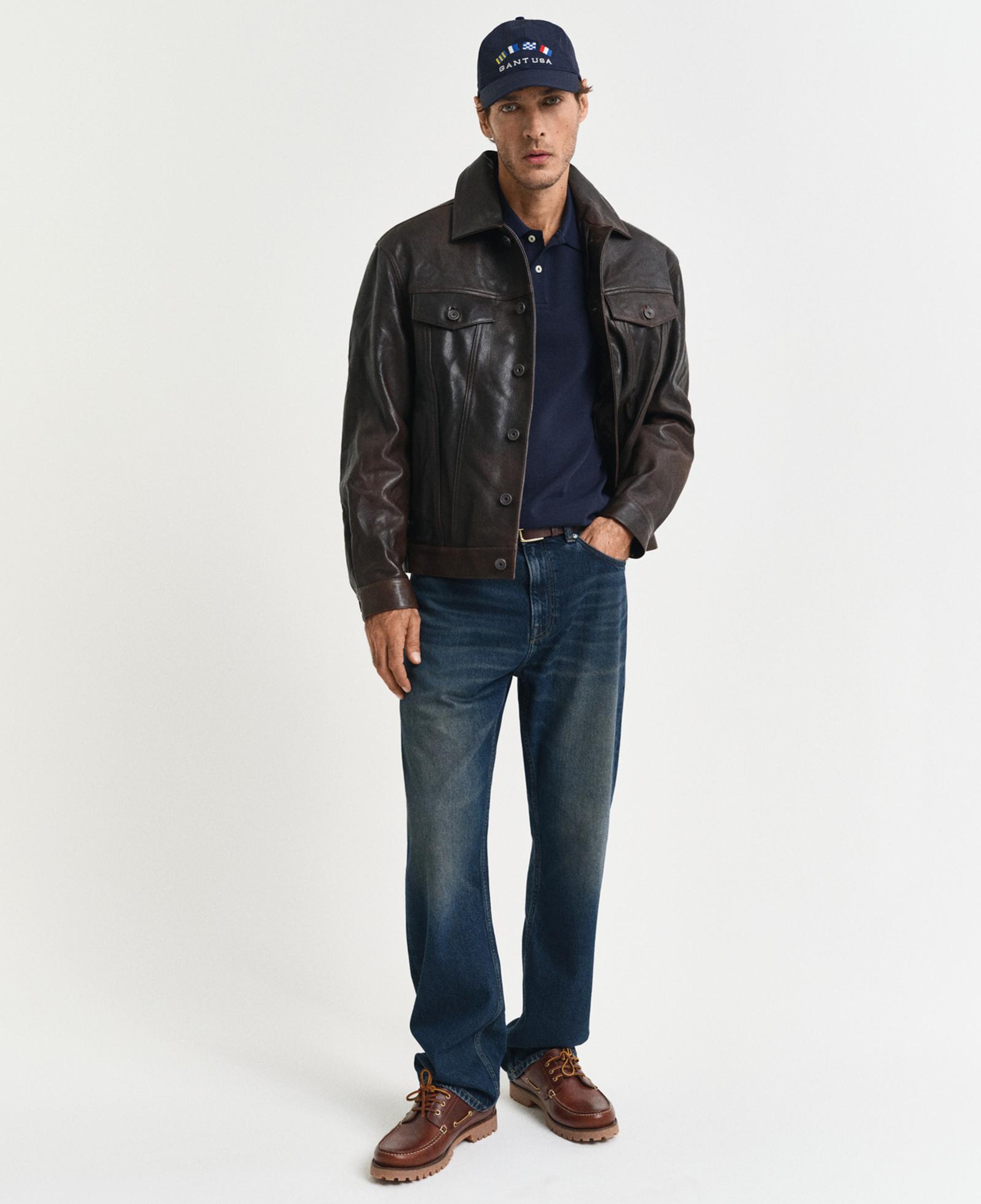 GANT Erkek Lacivert Regular Fit Polo