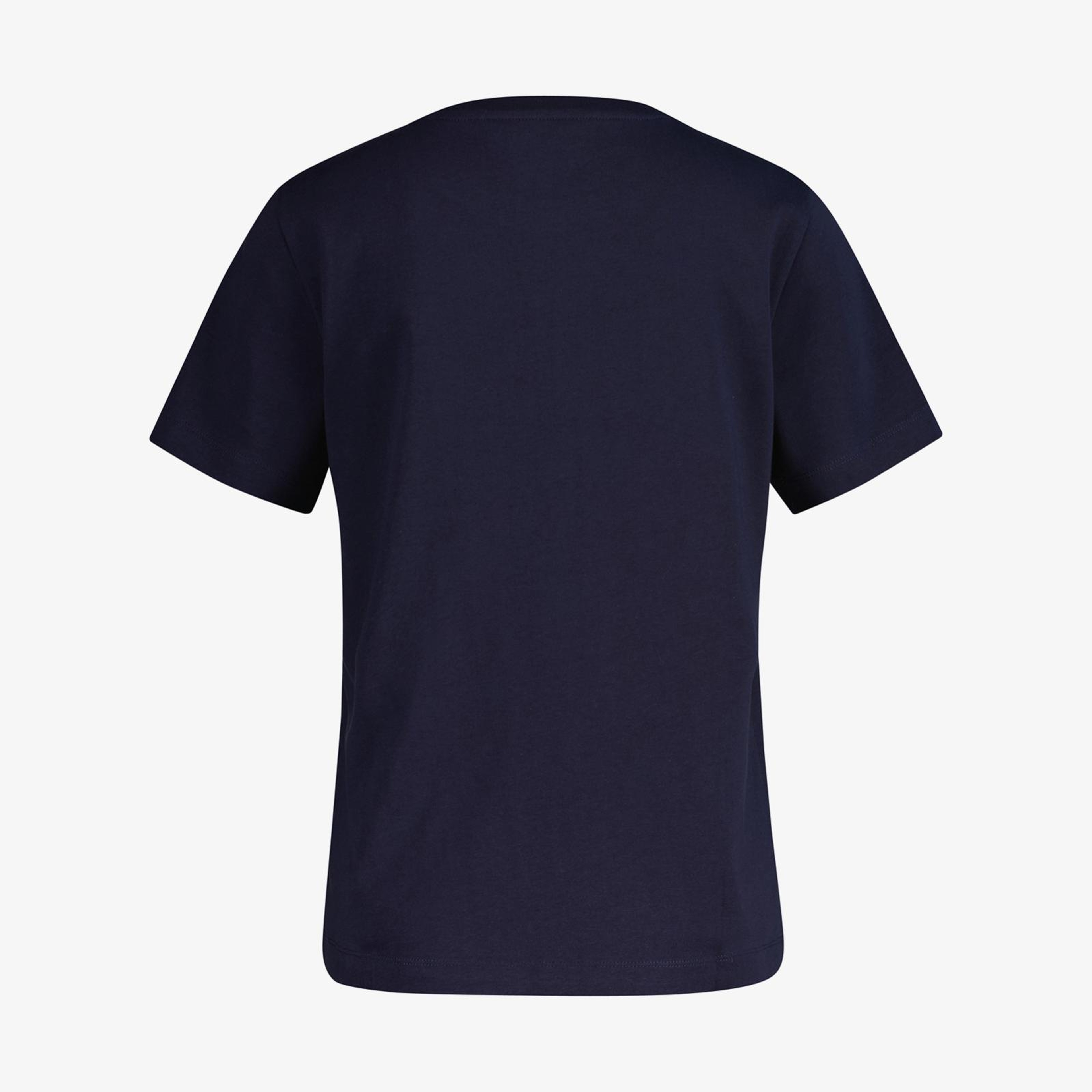 GANT Kadın Lacivert Bisiklet Yaka Regular Fit T-Shirt