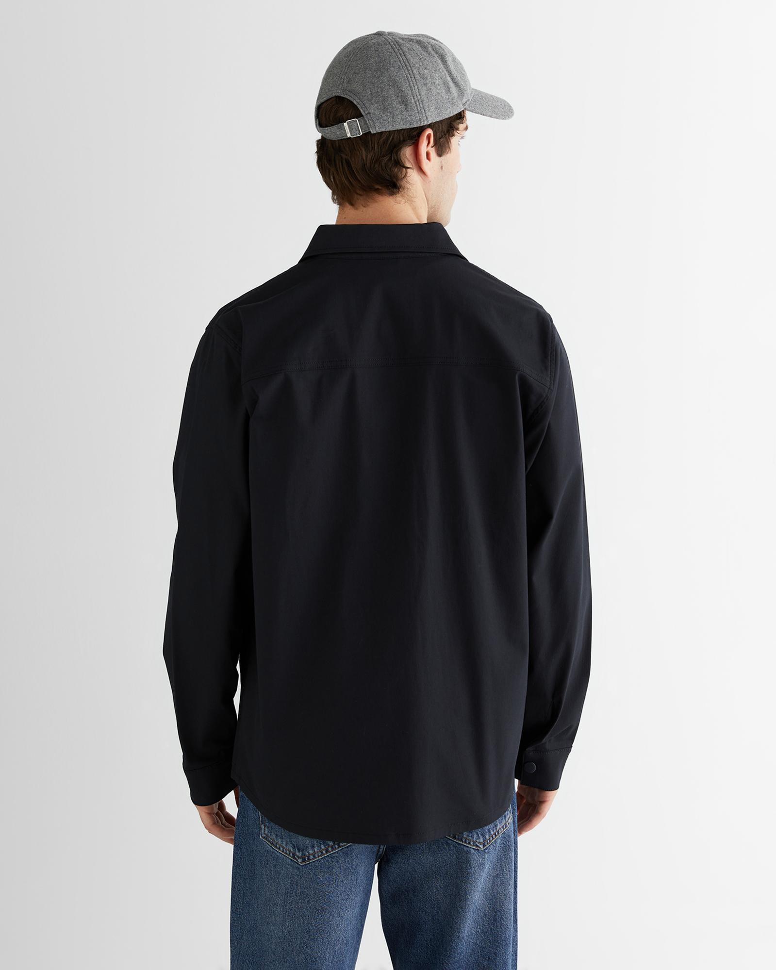 GANT Erkek Siyah Relaxed Fit Gömlek Yaka Logolu Ceket