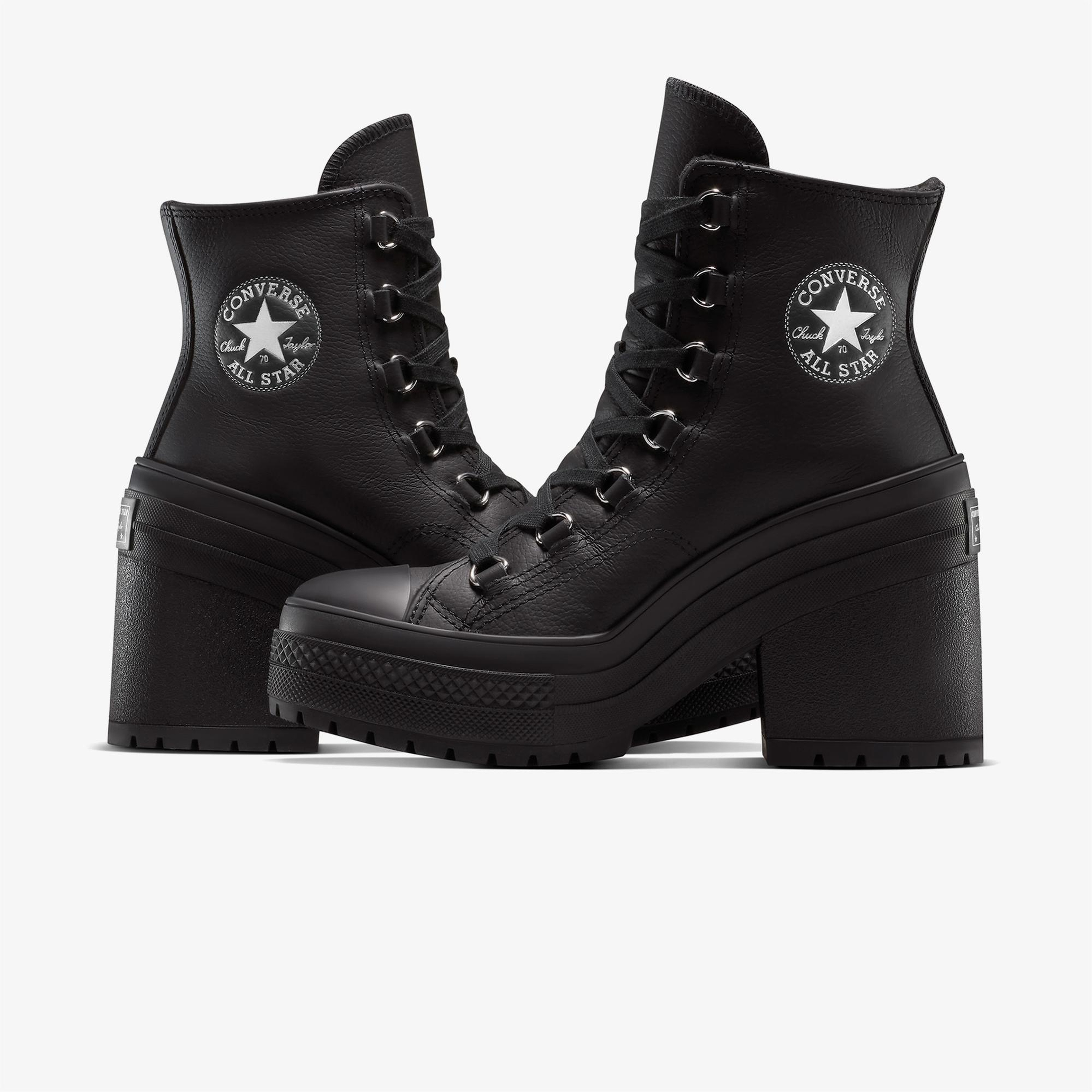 Converse Chuck 70 De Luxe Heel Kadın Siyah Sneaker