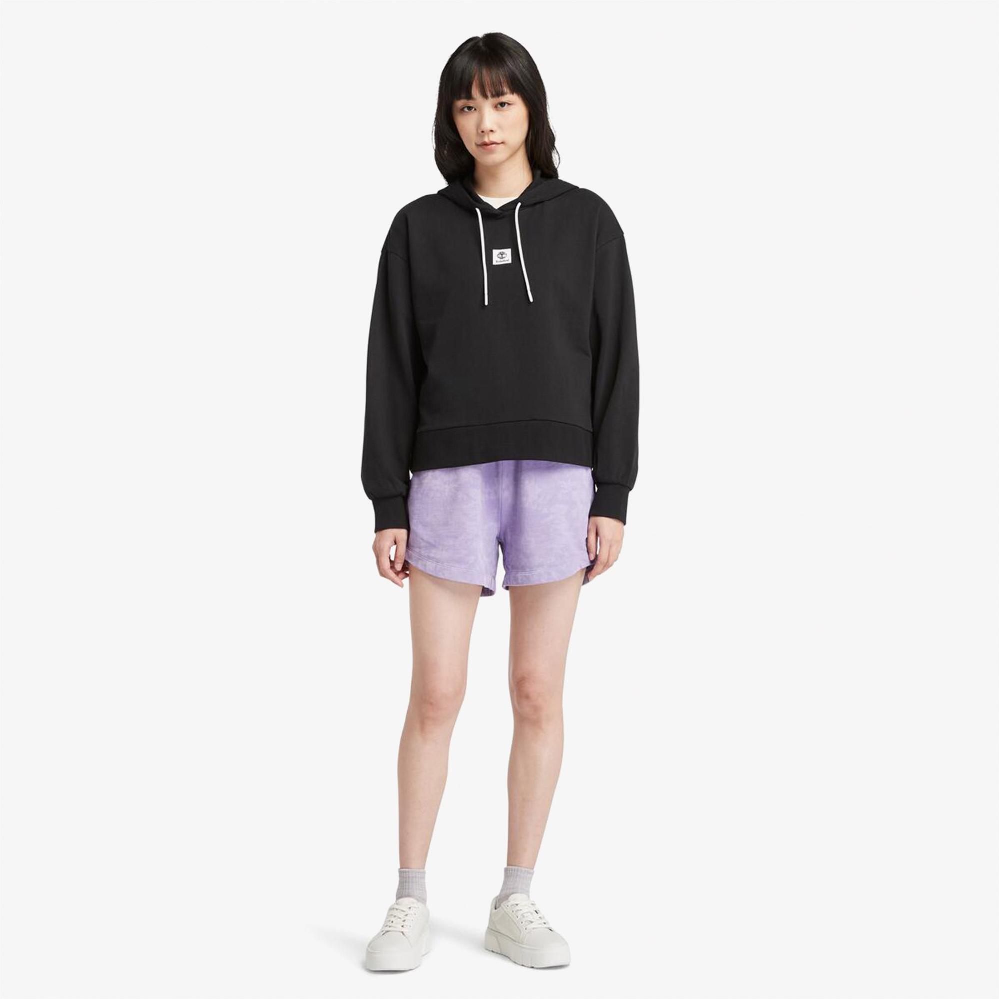 Timberland Kadın Loopback Siyah Kapüşonlu Üst