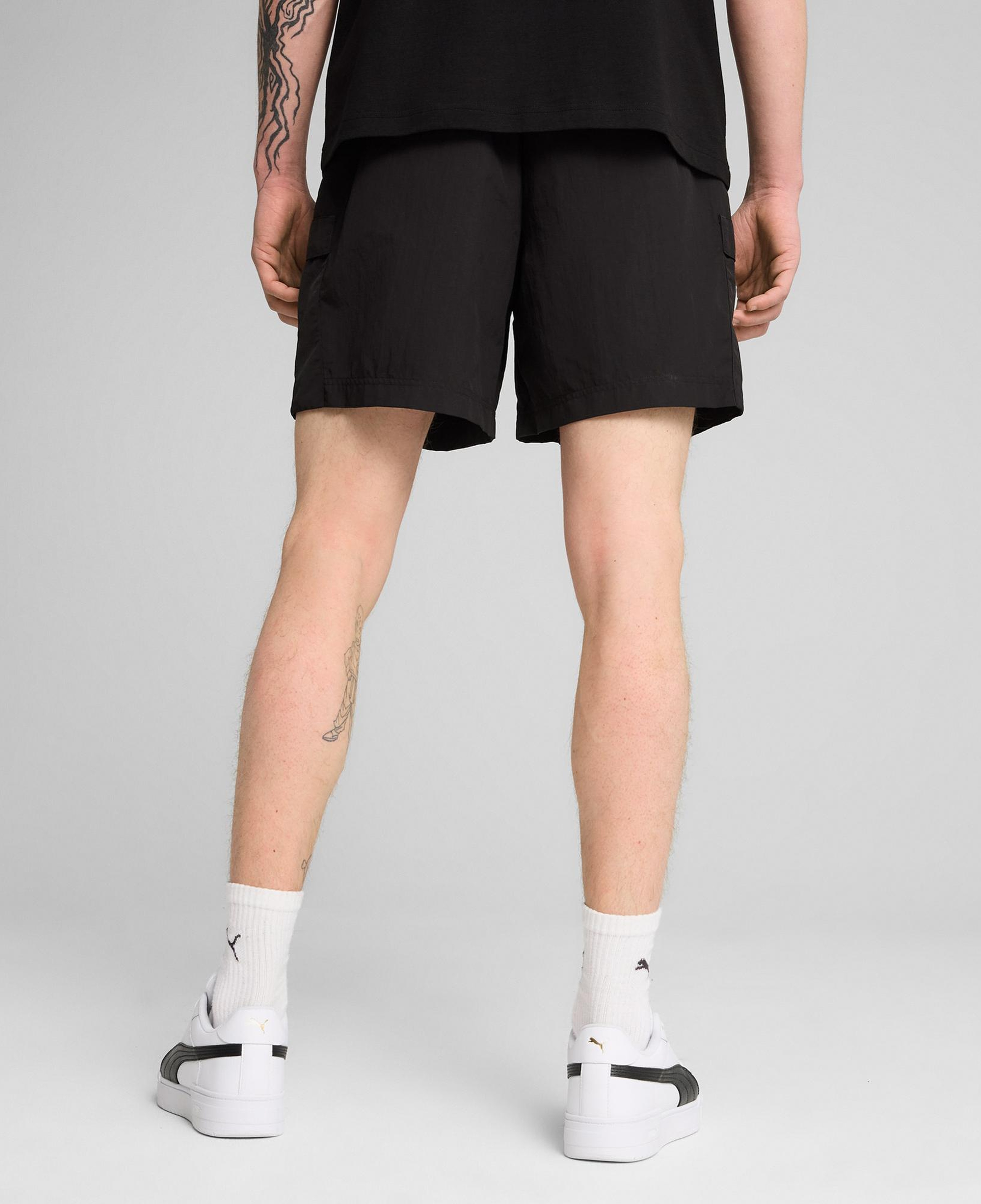 Puma Wardrobe Essentials Relaxed Cargo Unisex Siyah Şort