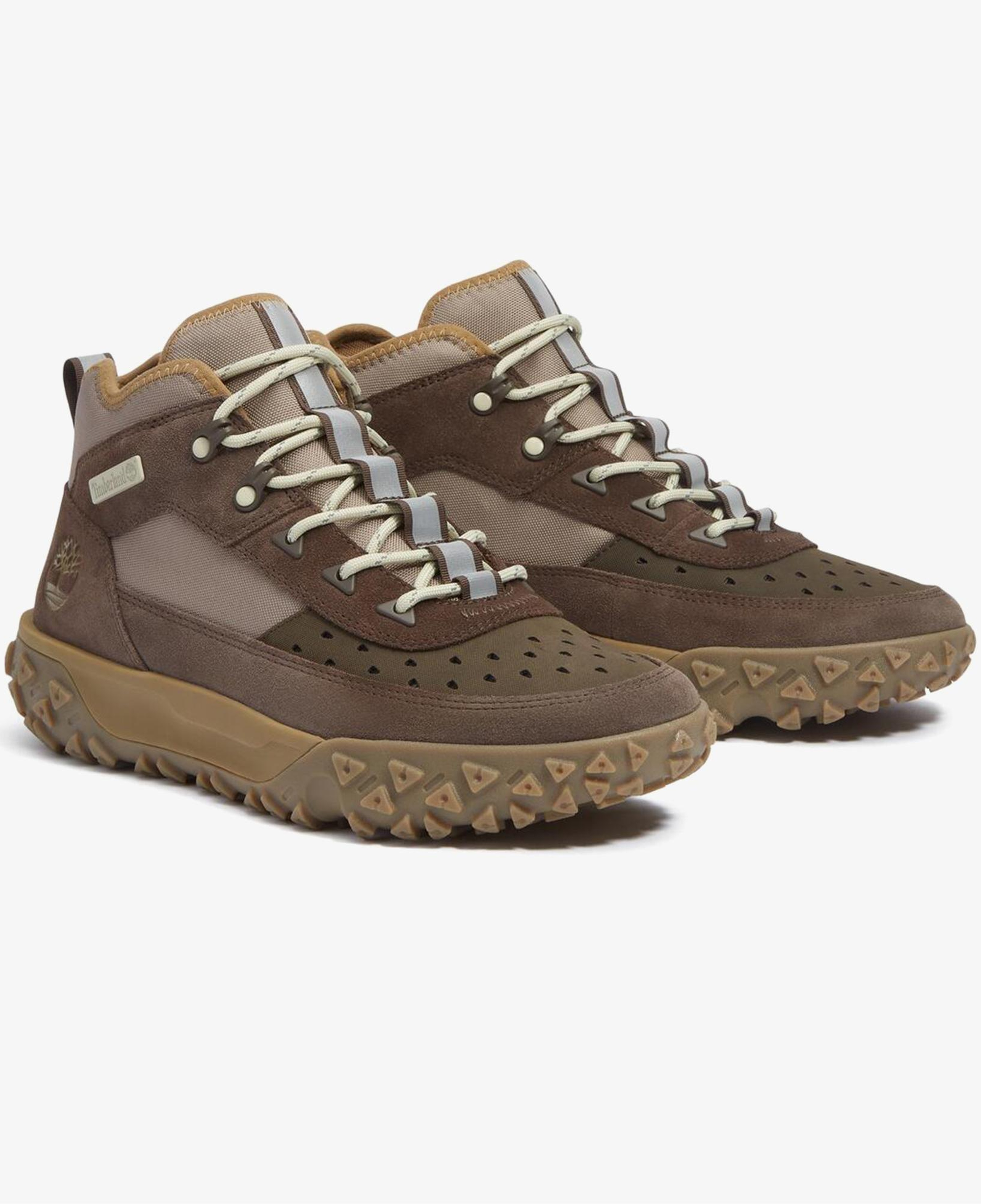 Timberland Green Stride Motion 6 Mid Lace Up Erkek Kahverengi Bot