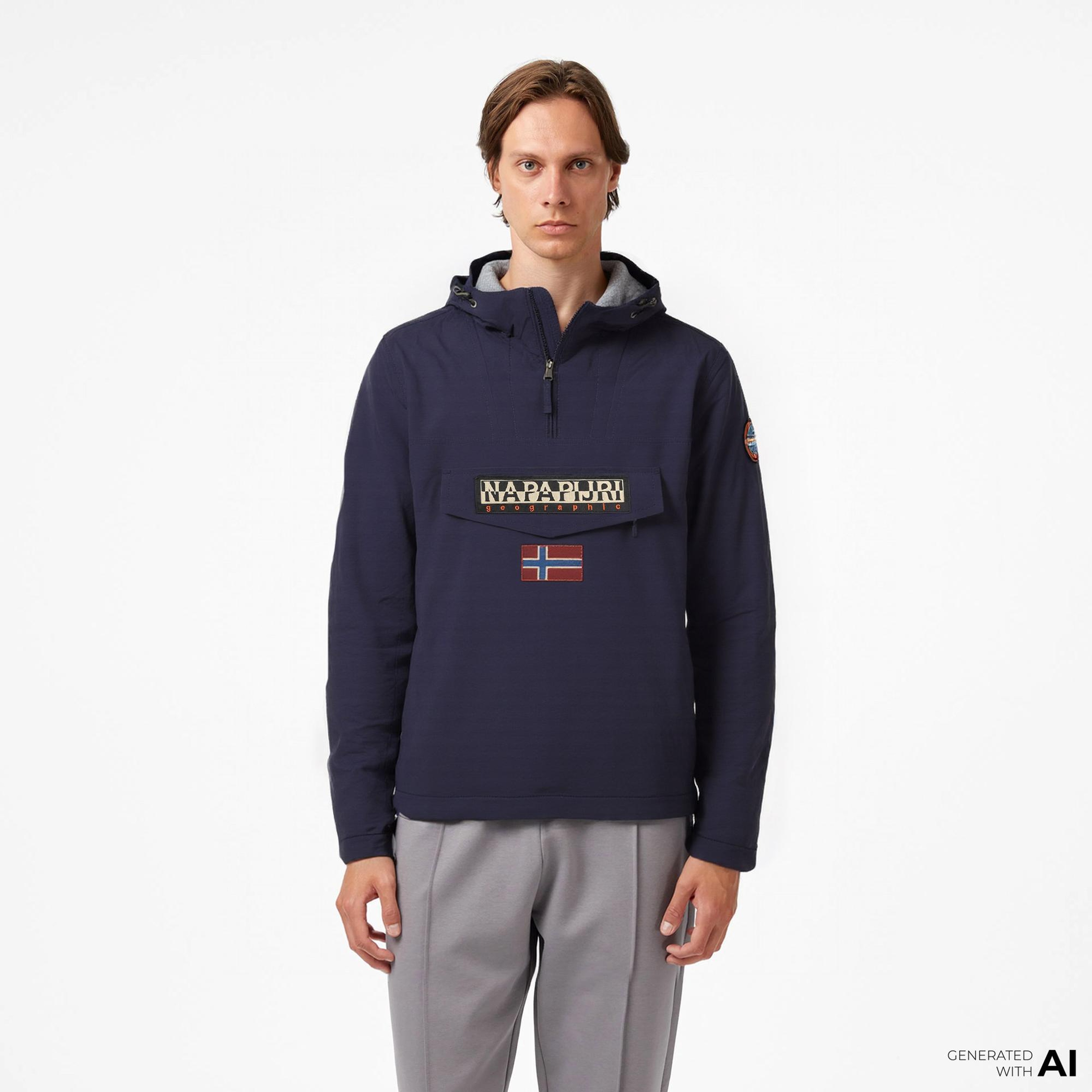 Napapijri Rainforest Wınter 3 Erkek Mavi Ceket