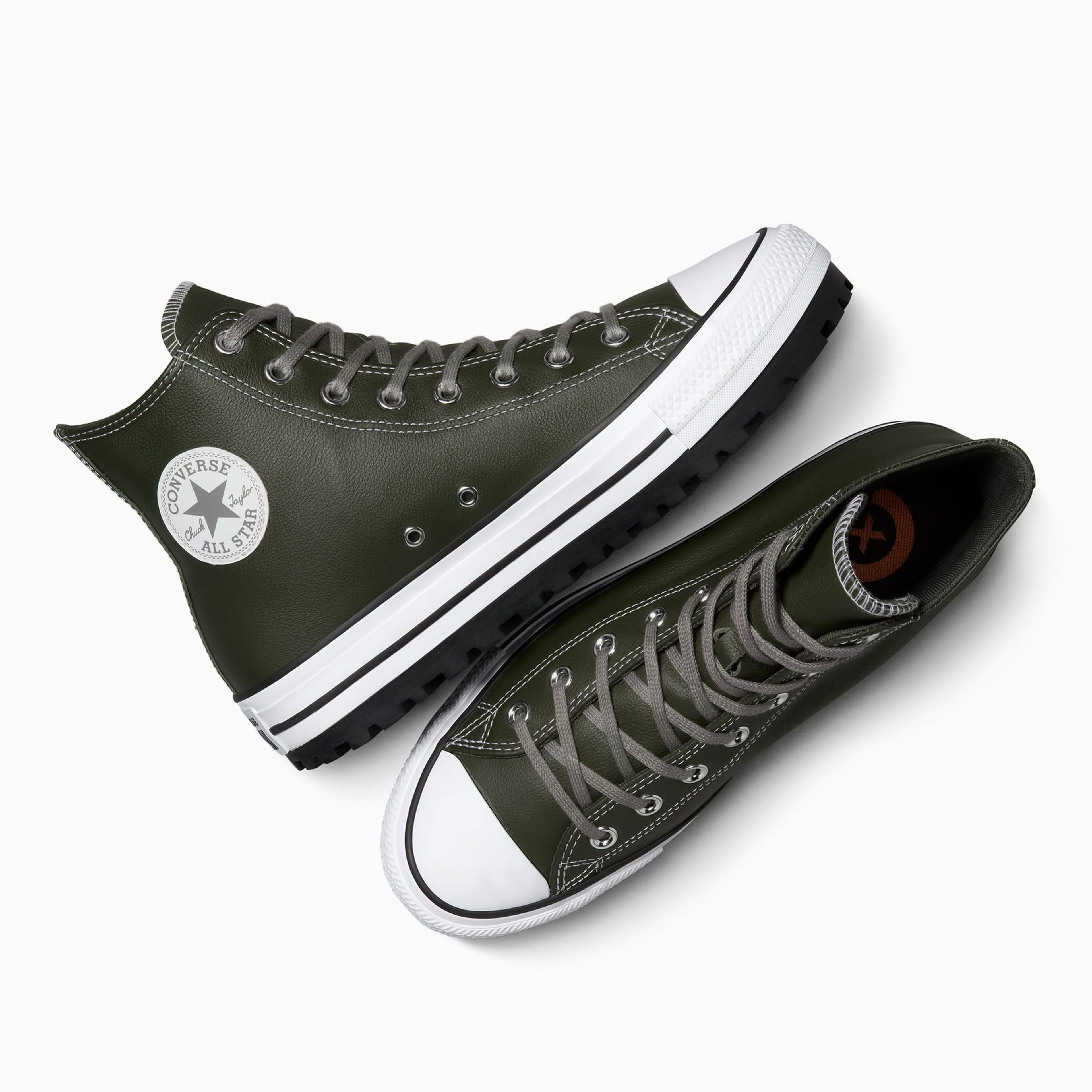 Converse Chuck Taylor All Star City Trek Unisex Yeşil Deri Bot