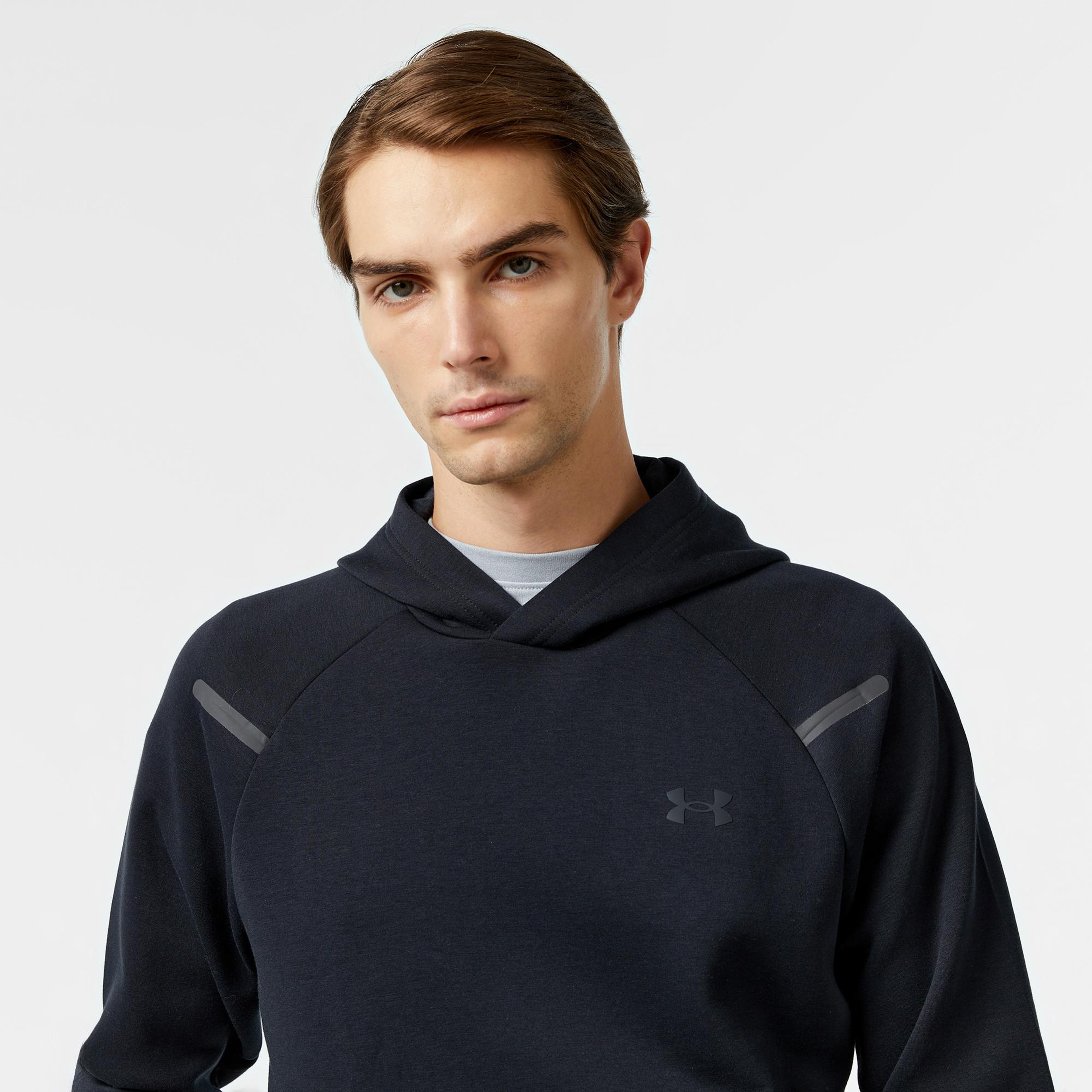 Under Armour Unstoppable Fleece Hd Eu Erkek Siyah Sweatshirt