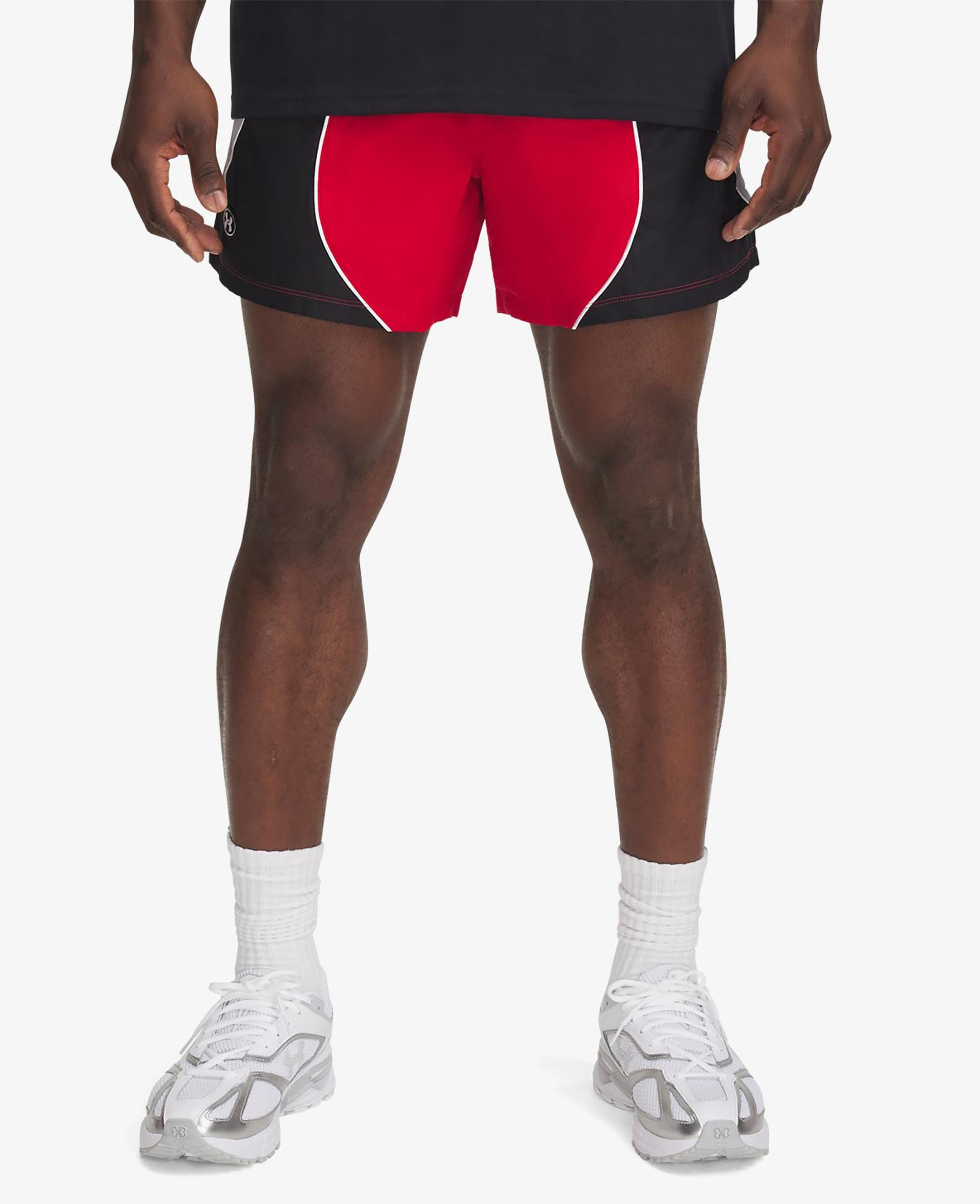 Under Armour Icon Volley Colorblock Erkek Kırmızı Şort