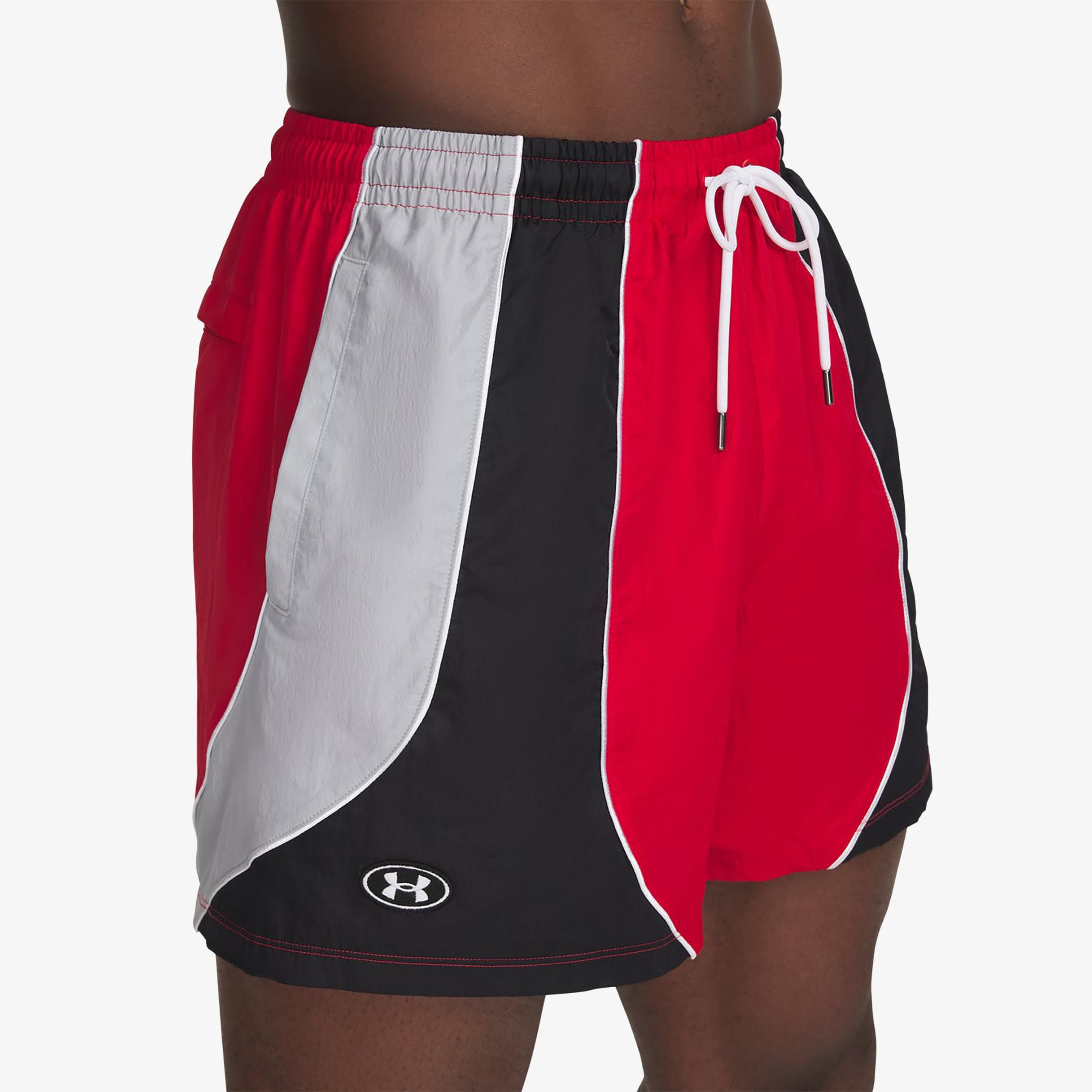 Under Armour Icon Volley Colorblock Erkek Kırmızı Şort
