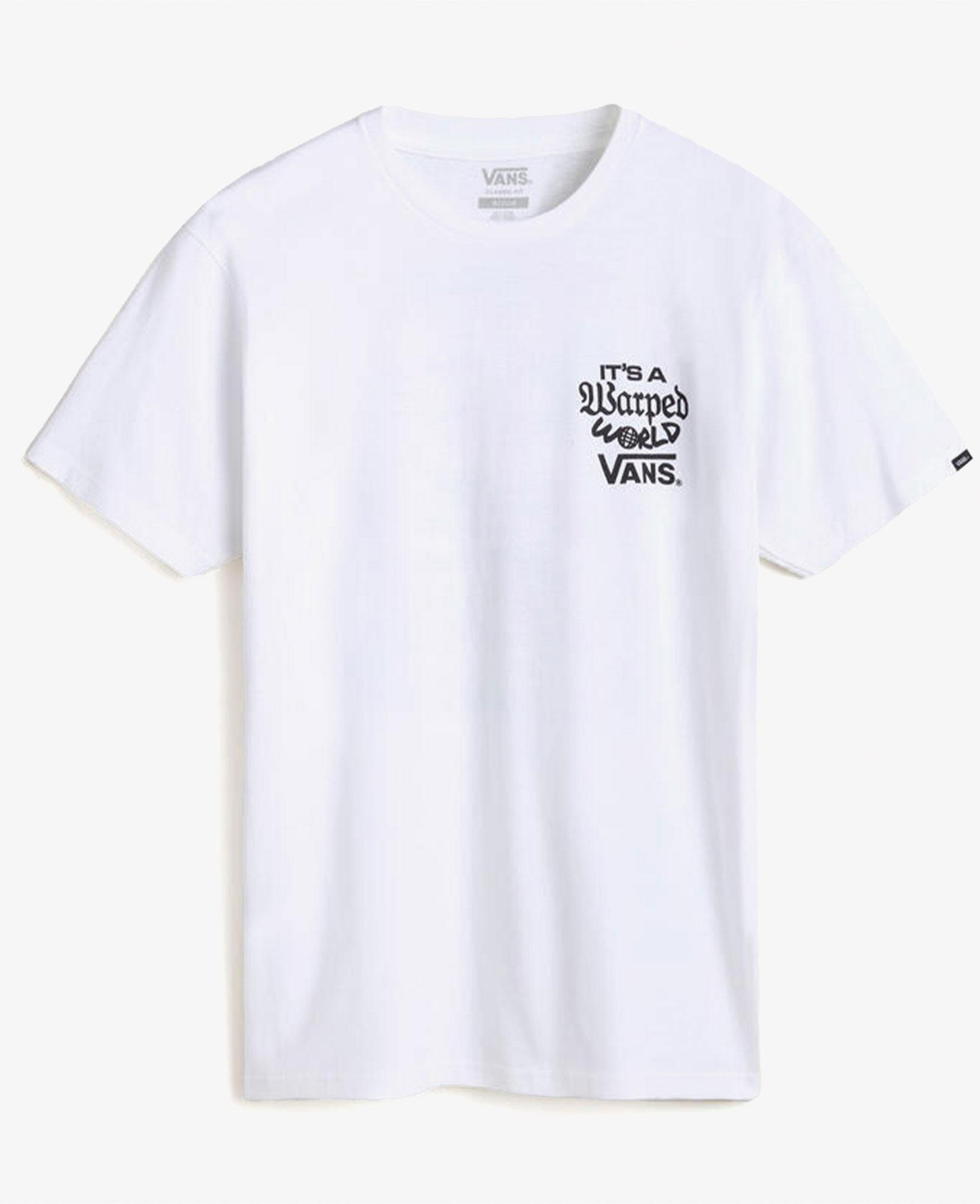 Vans Warped World Ss Erkek Beyaz T-Shirt