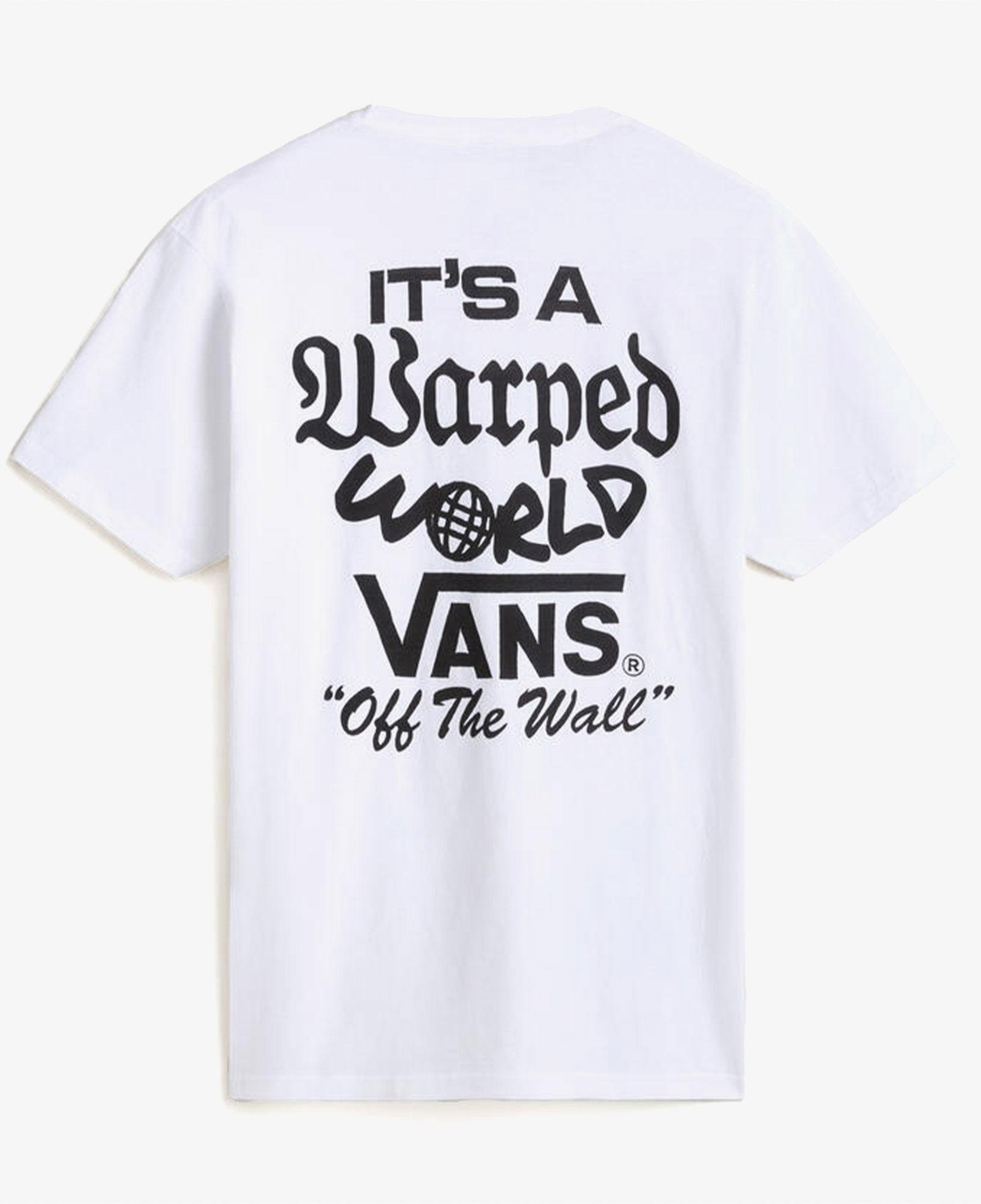 Vans Warped World Ss Erkek Beyaz T-Shirt