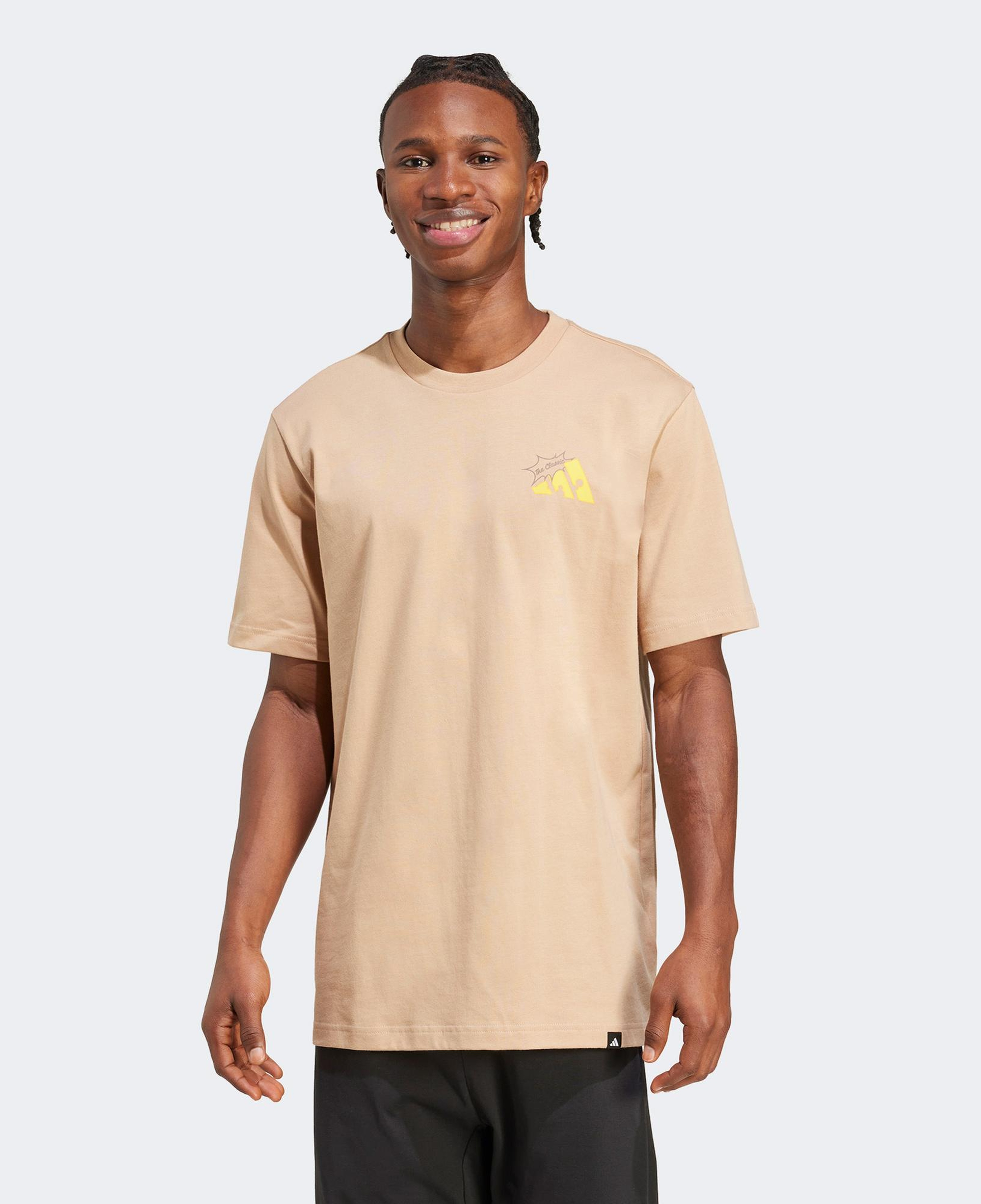 adidas M Cheese Erkek Bej T-Shirt