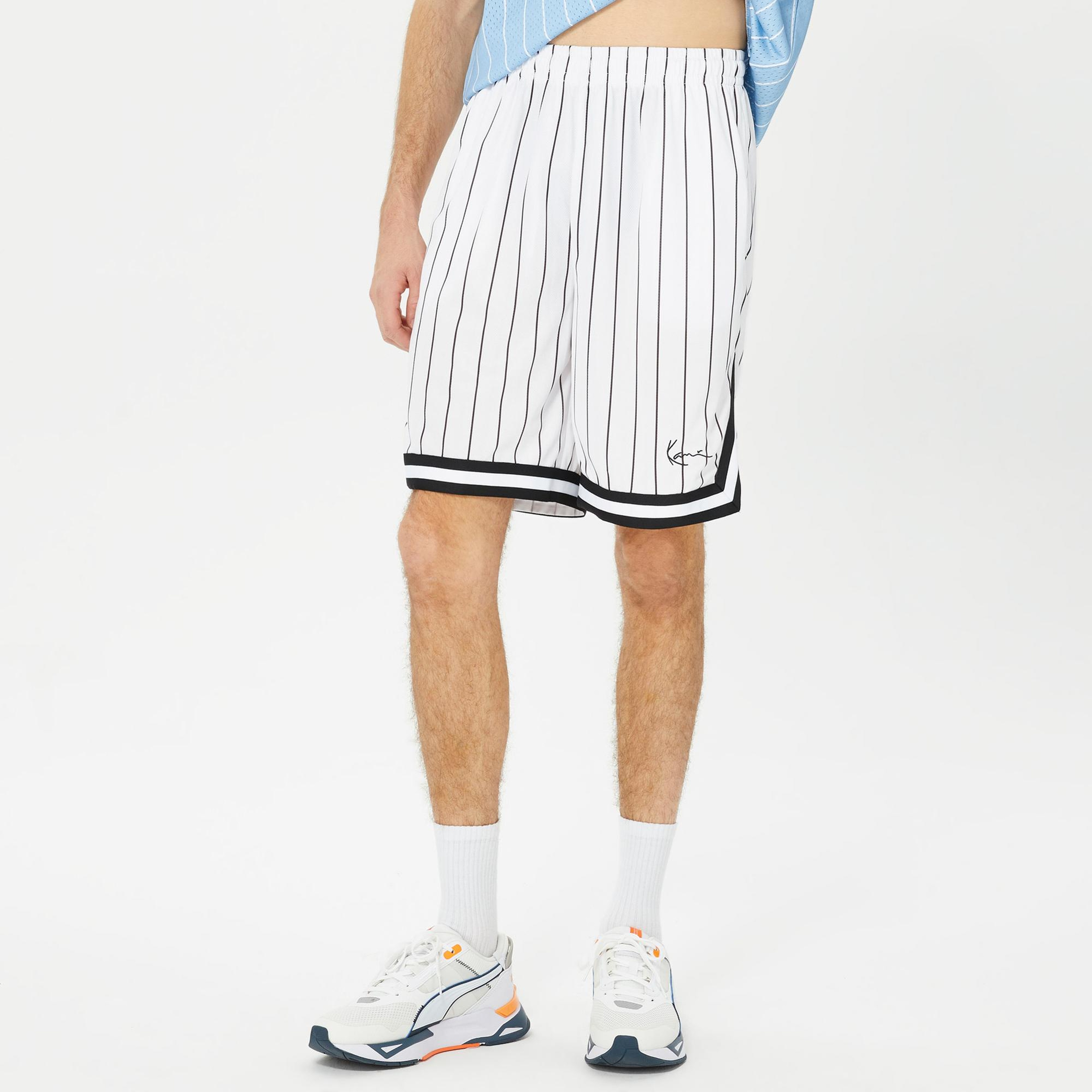 Karl Kani Small Signature Beyaz Erkek Şort