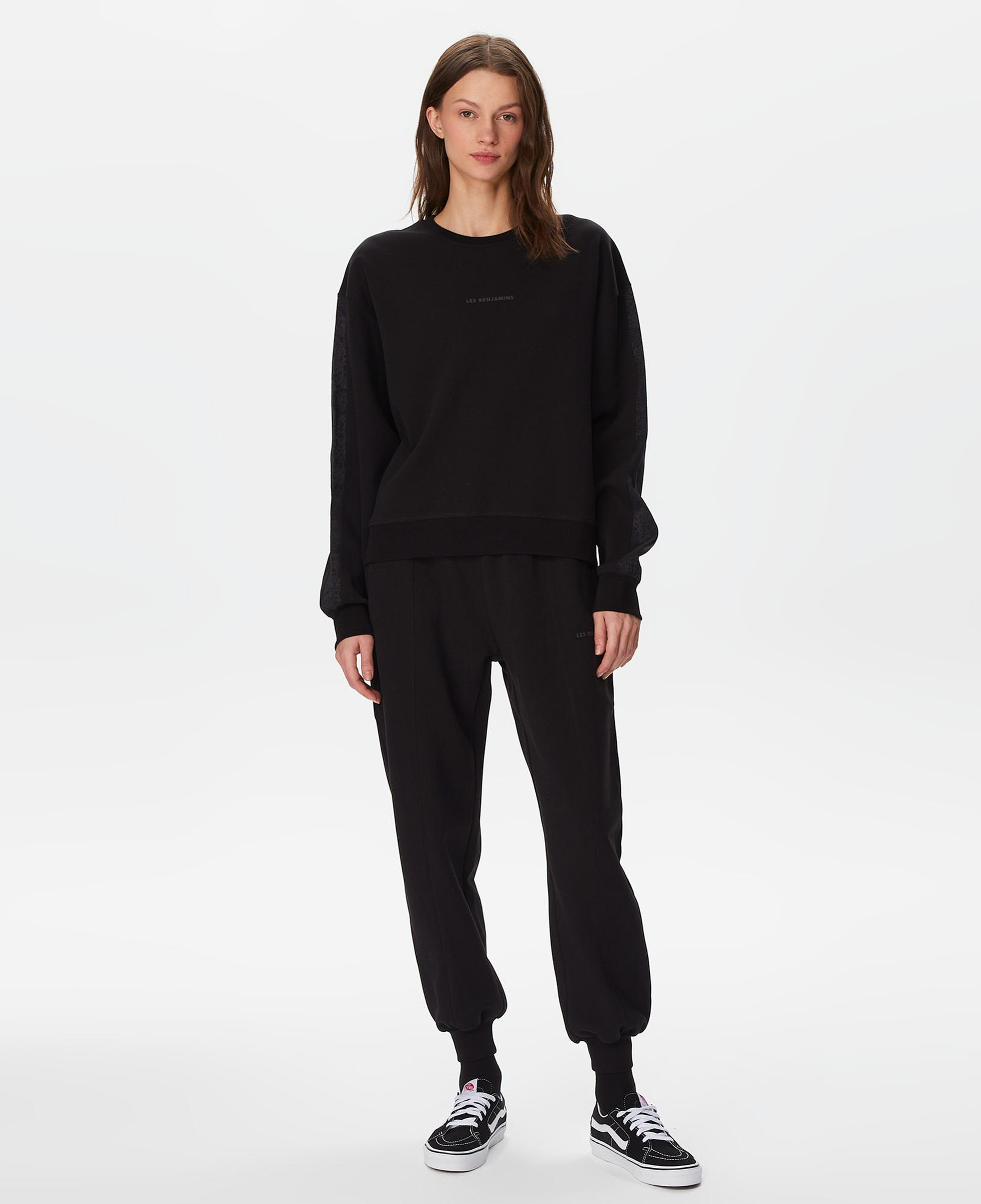 Les Benjamins Classics Kadın Siyah Eşofman Altı