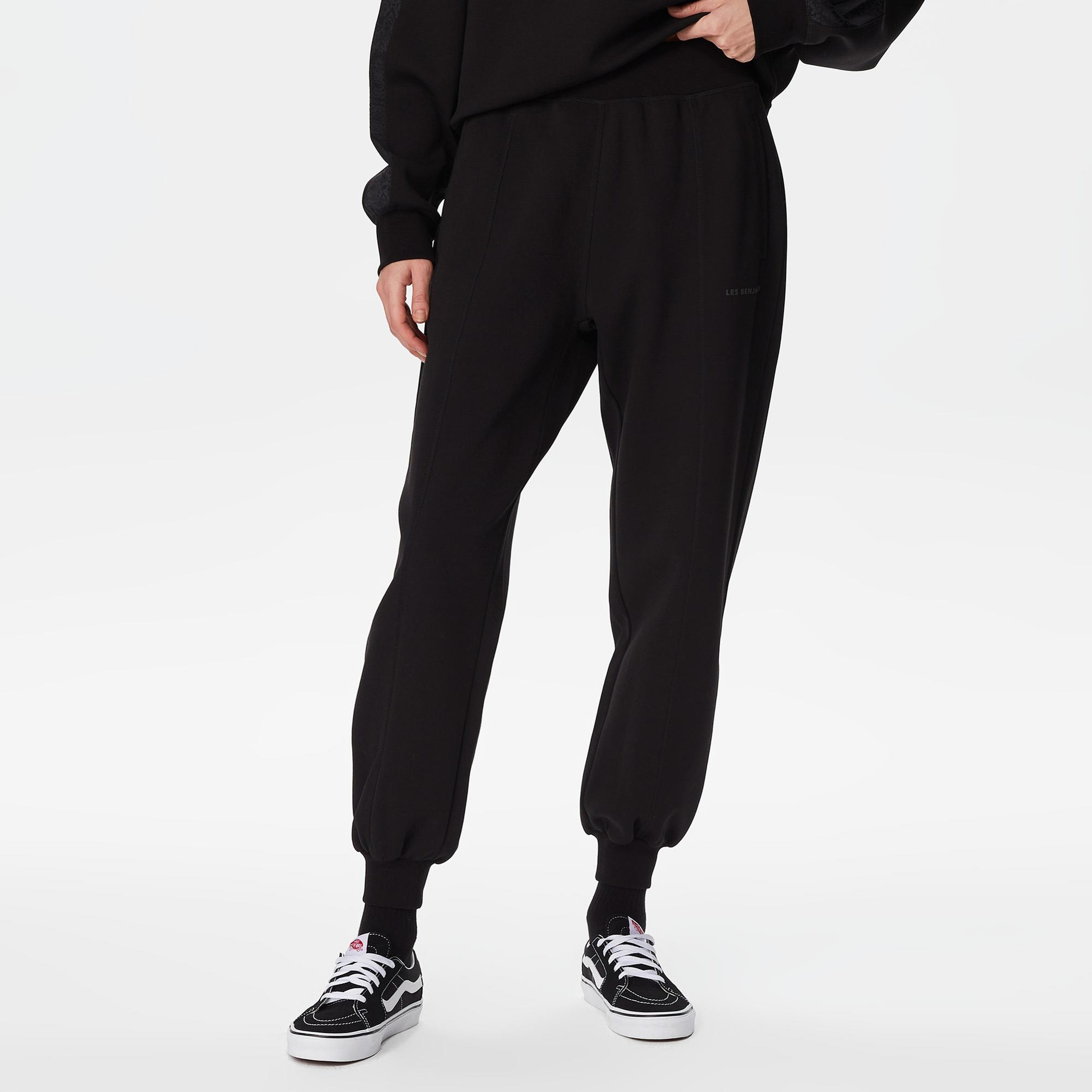 Les Benjamins Classics Kadın Siyah Eşofman Altı