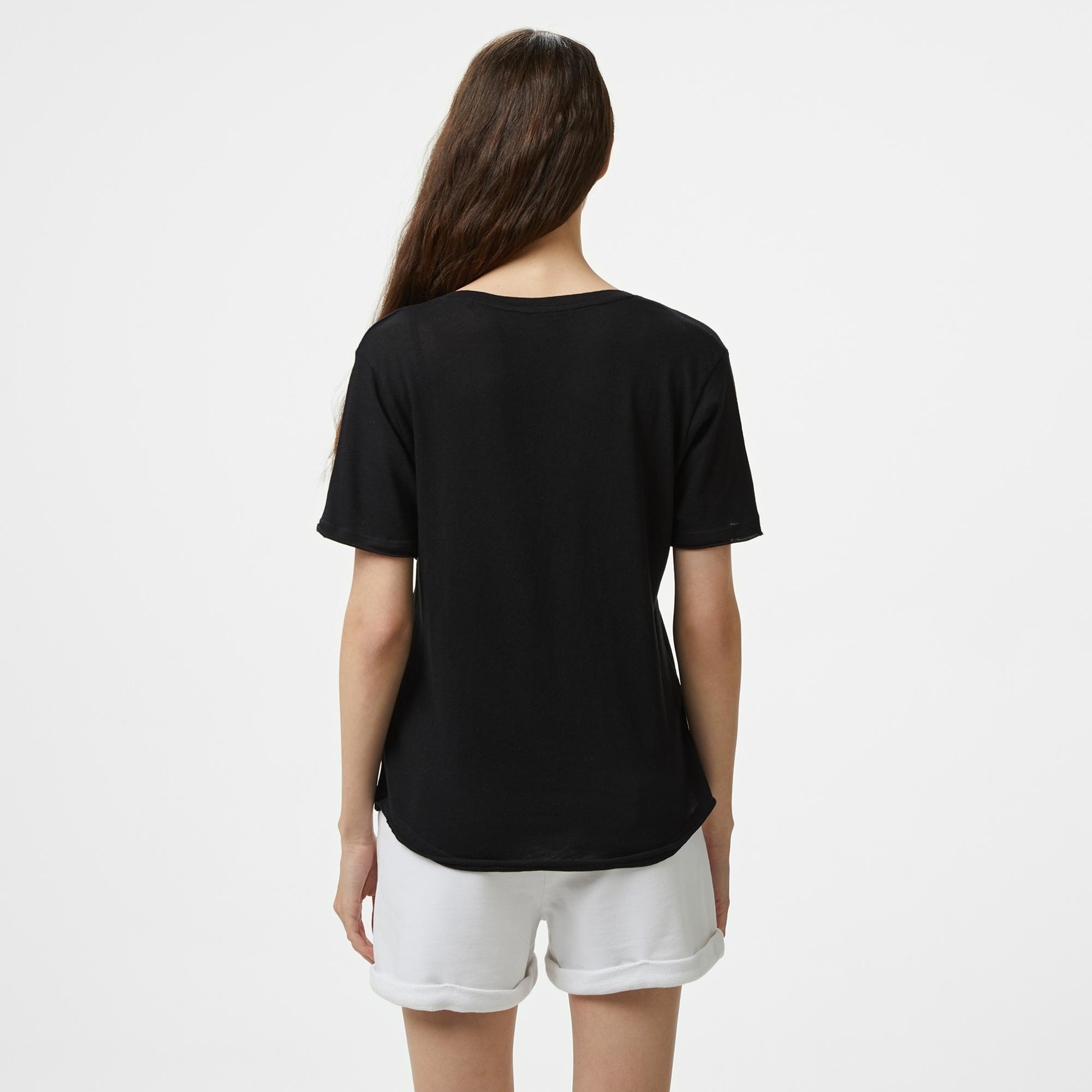 The Stay Line Kassiani Kadın Siyah T-Shirt