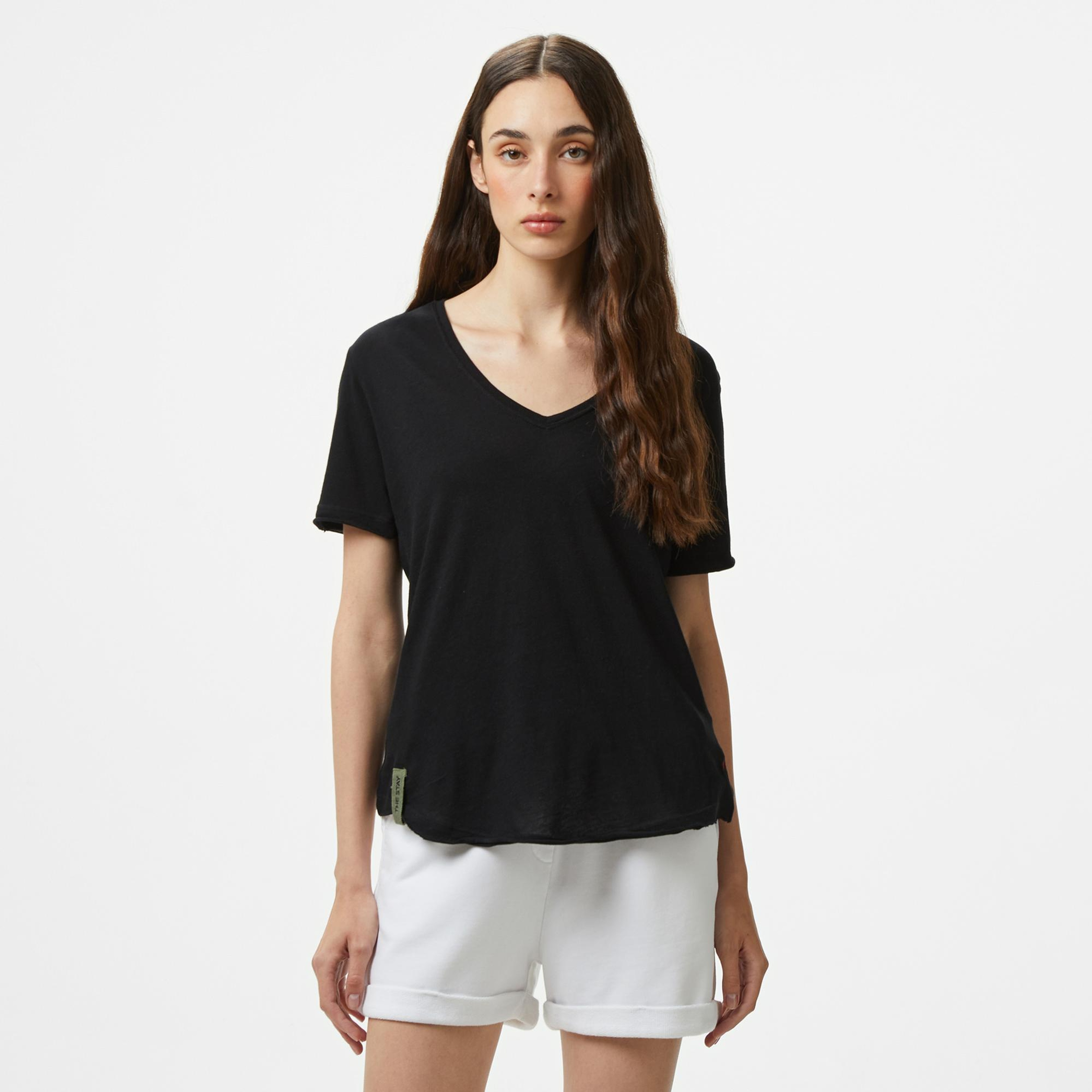 The Stay Line Kassiani Kadın Siyah T-Shirt