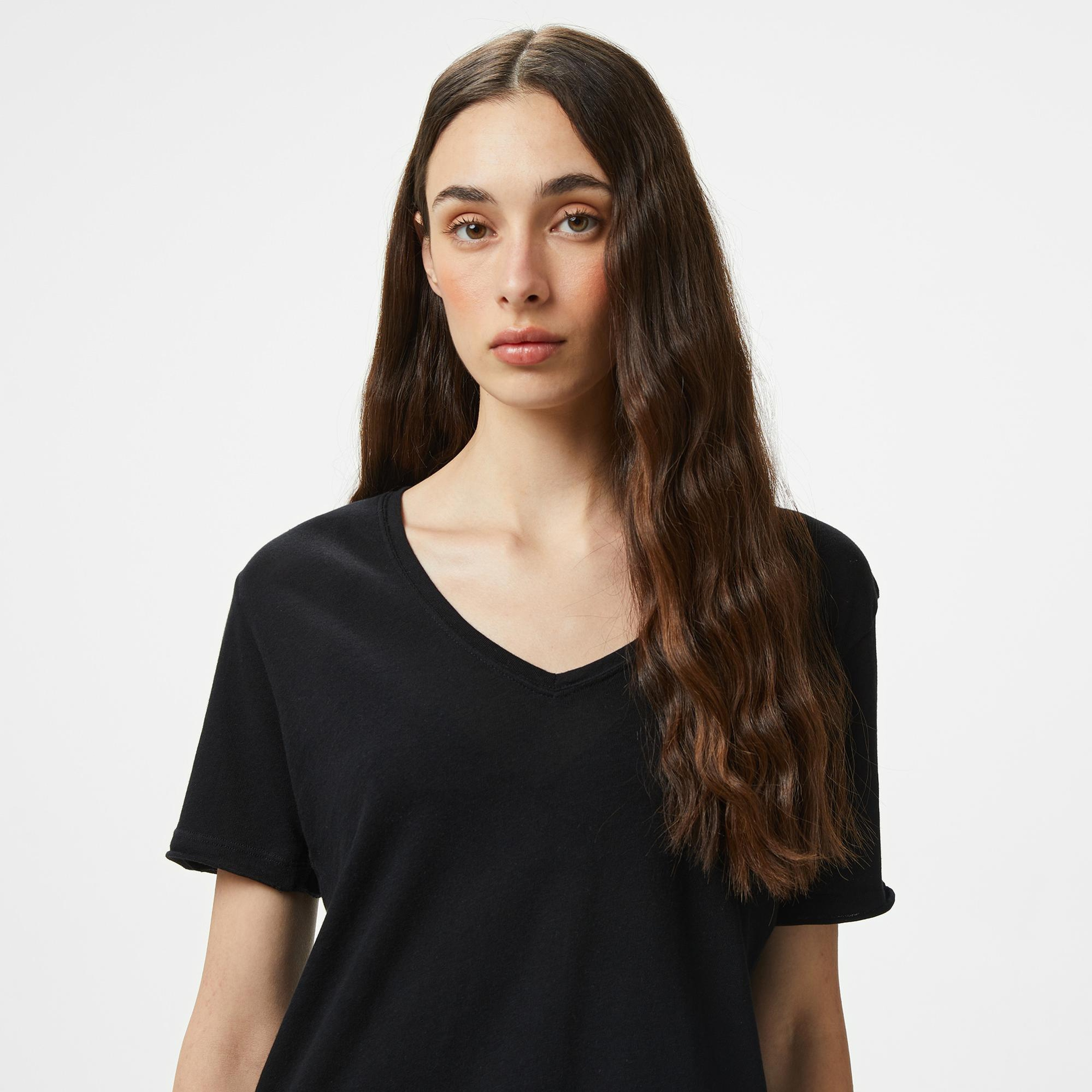 The Stay Line Kassiani Kadın Siyah T-Shirt