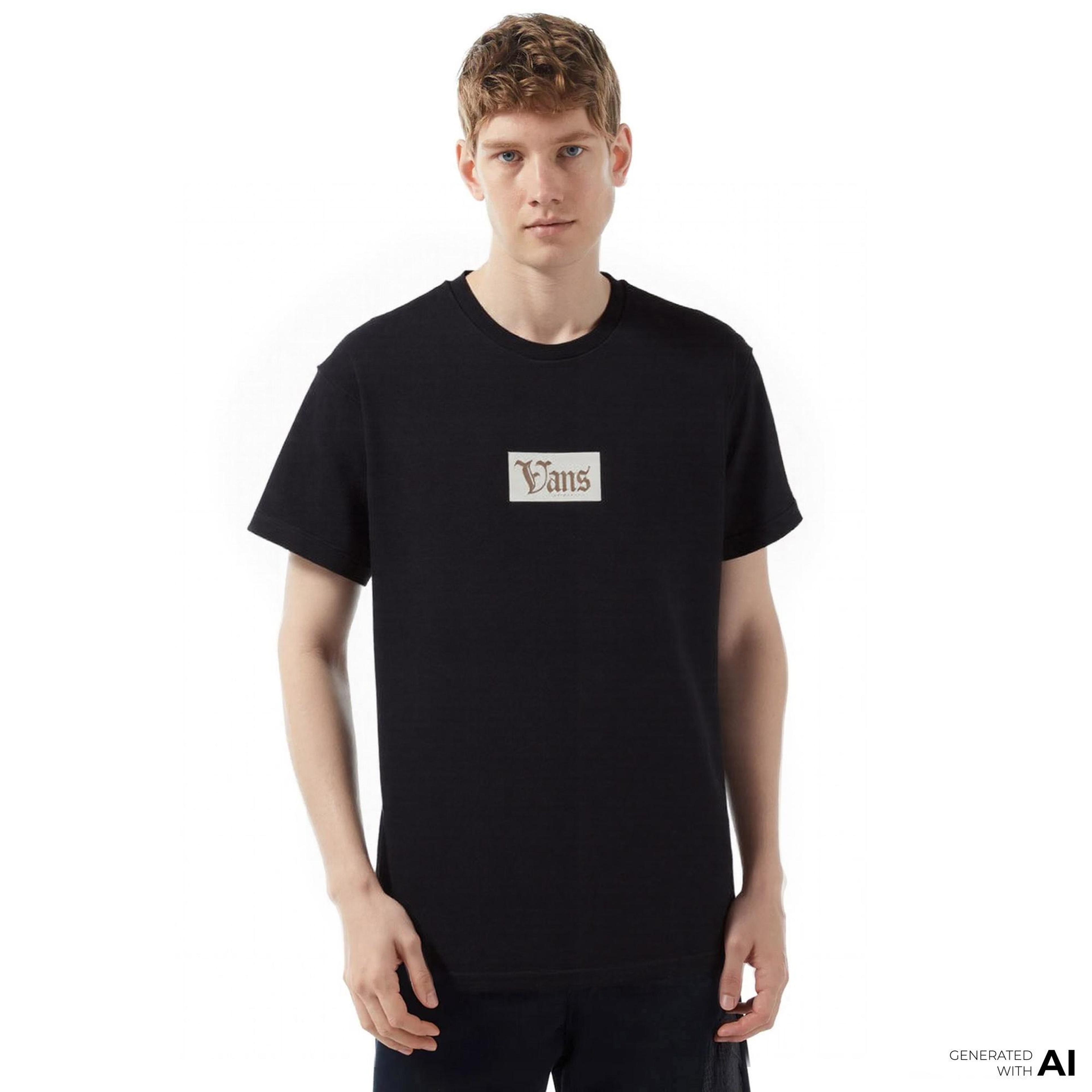 Vans Garden Oversized Ss Kadın Siyah T-Shirt