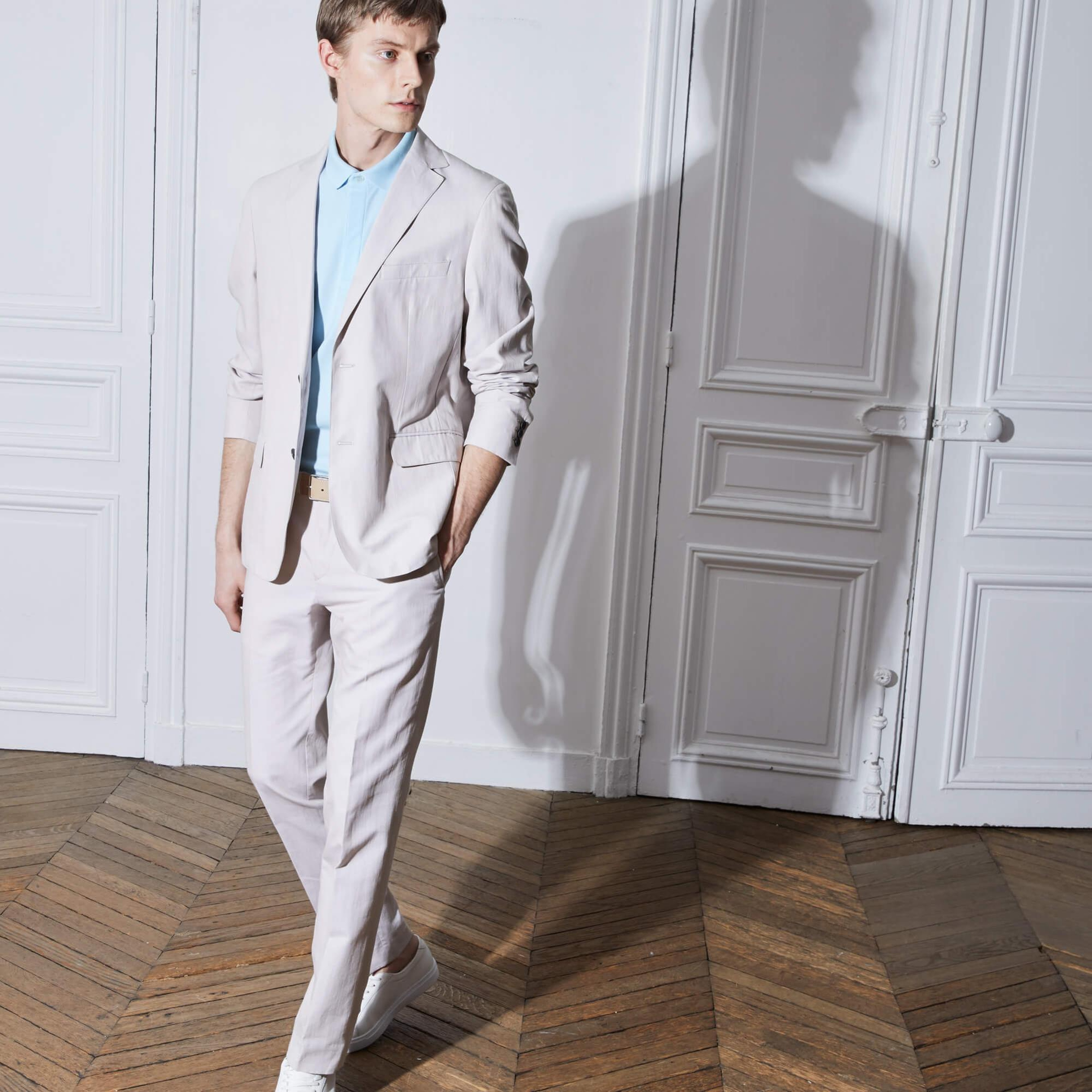 Erkek Regular Fit Açık Mavi Paris Polo